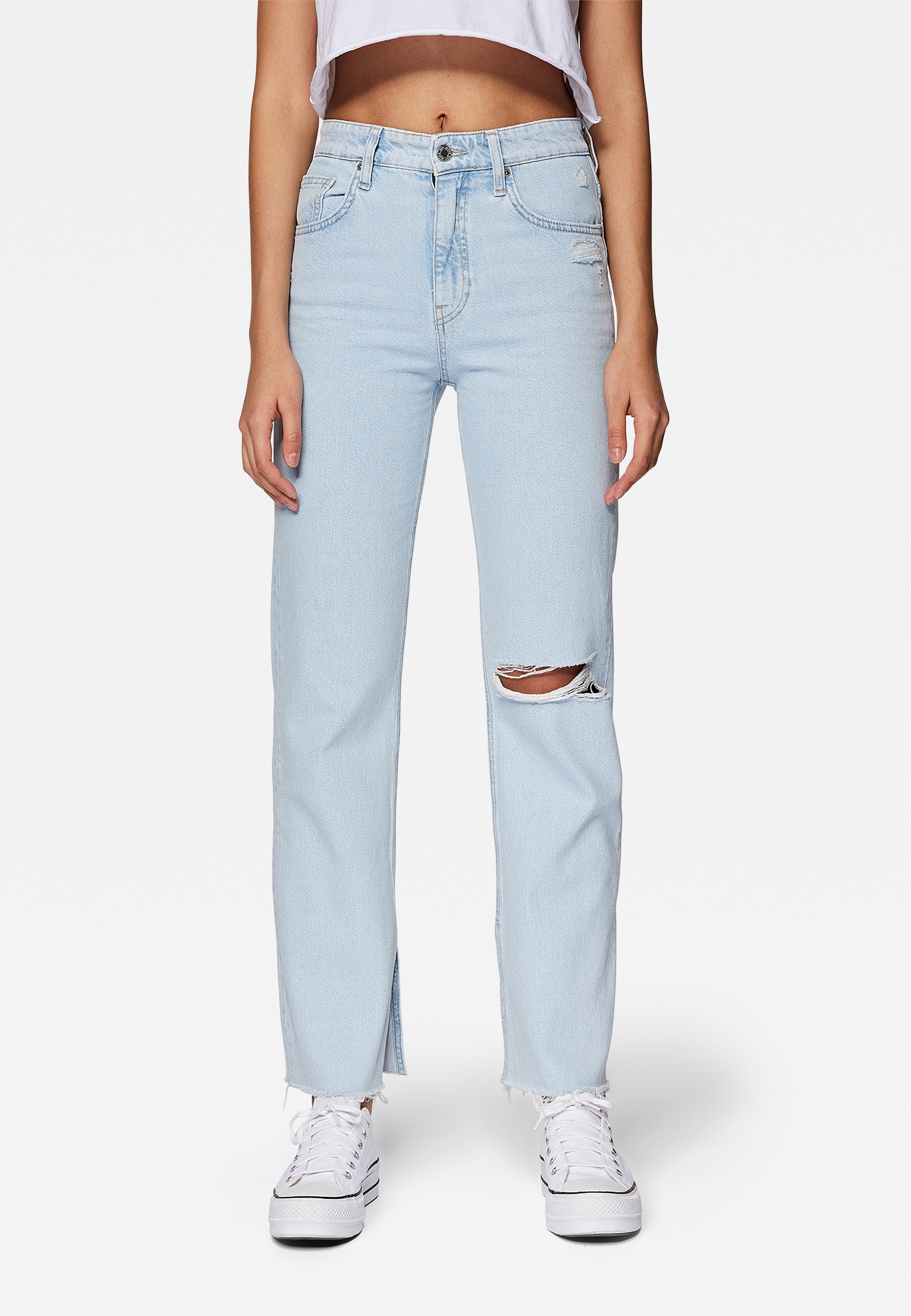 Mavi Straight-Jeans »BARCELONA SLIT«, Straight Leg Jeans mit Schlitz