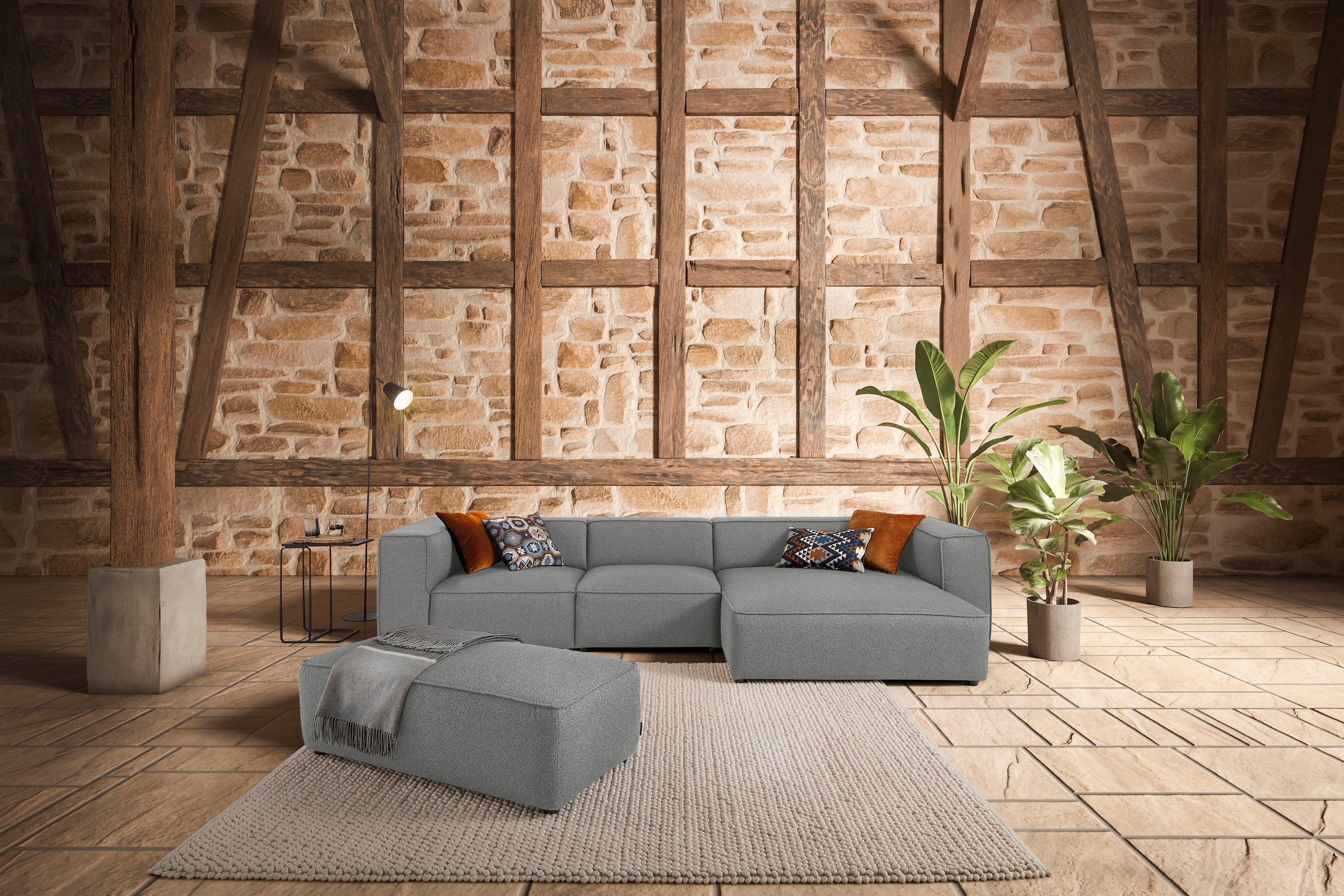 W.SCHILLIG Hocker »around-the-block« mit eleganter Biese