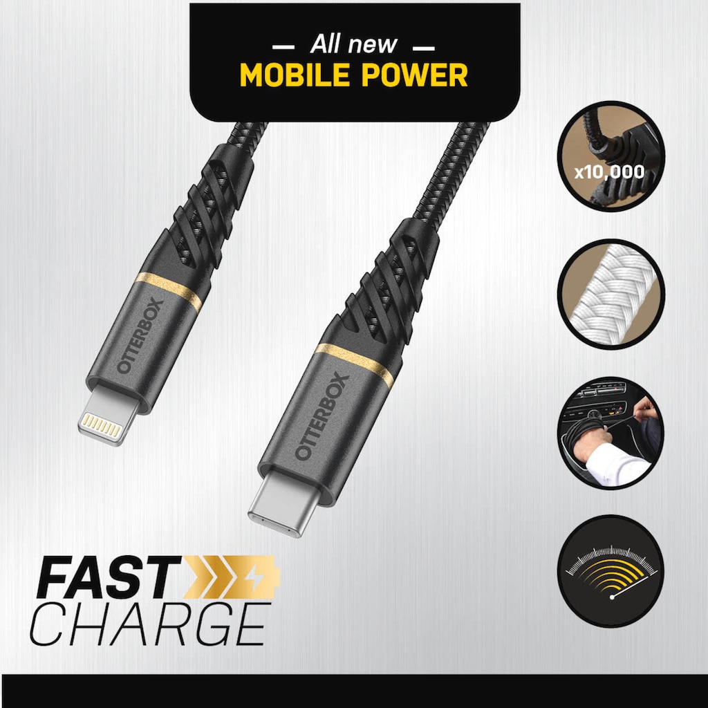 Otterbox USB-Kabel »Premium Cable USB C-Lightning 1M USB-PD«, 100 cm