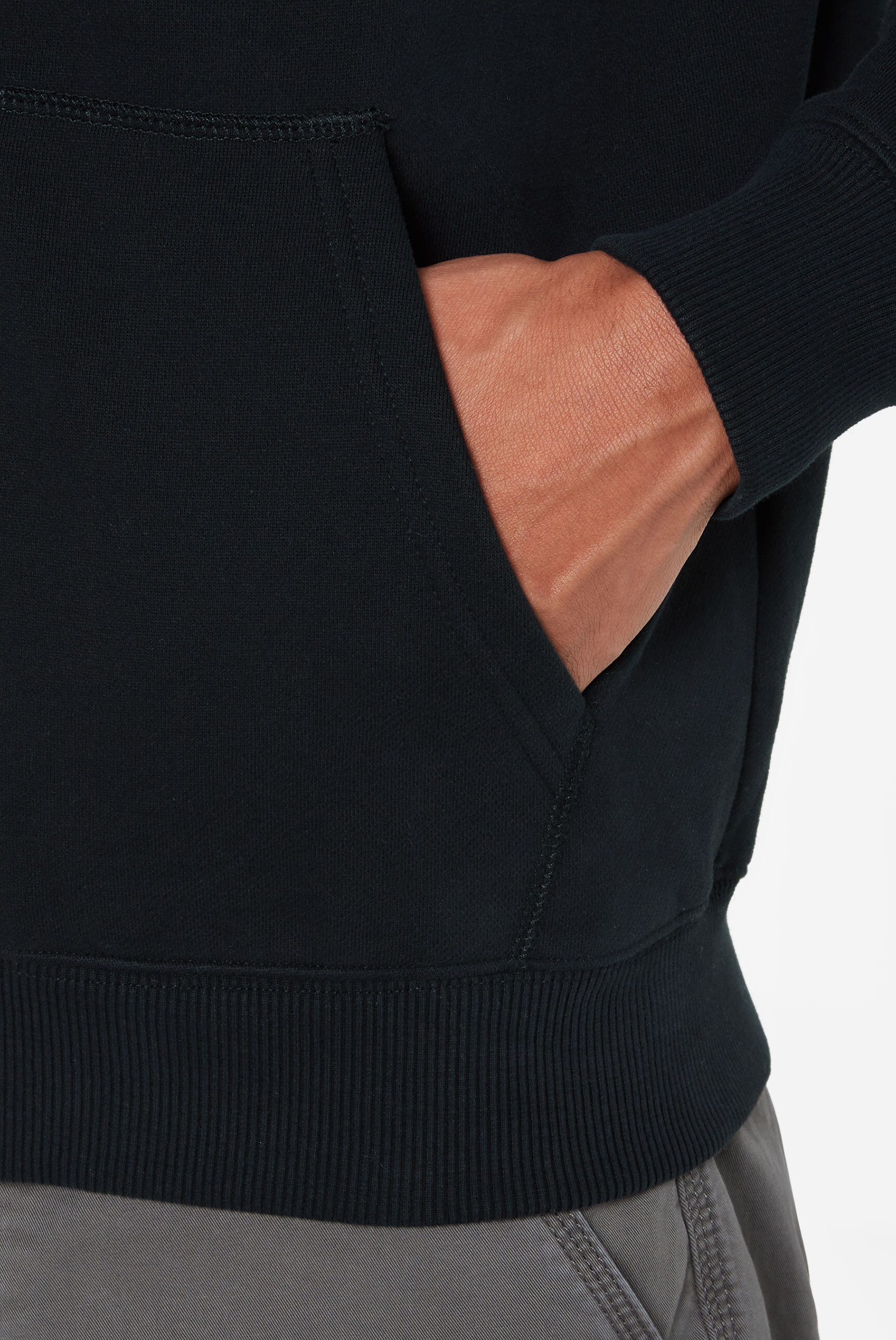 Harlem Soul Kapuzensweatjacke, mit Logo-Print