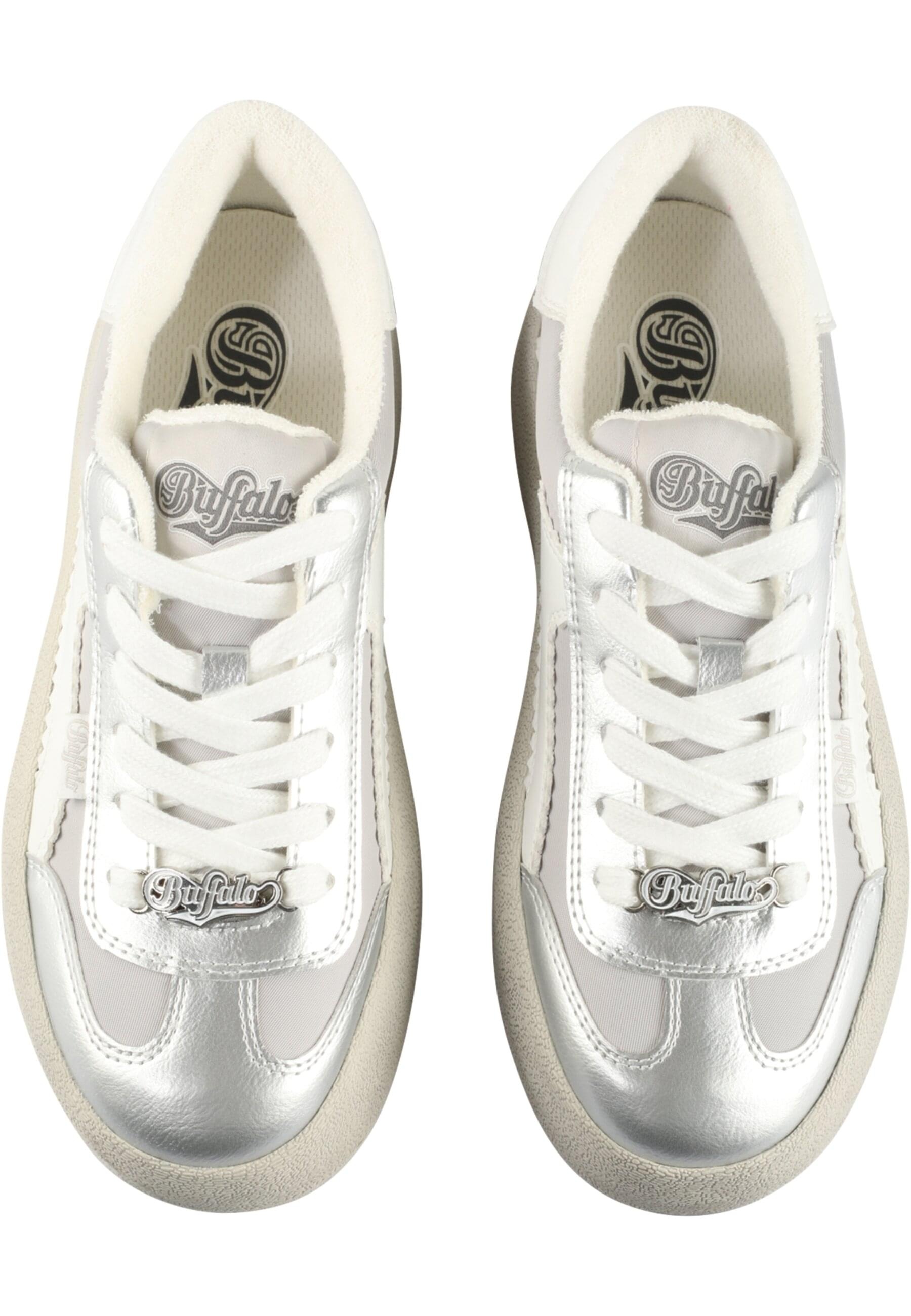 BUFFALO Damen Trainingsschuh "Buffalo CAJO", Gr. 39silber, weiß, Schuhe