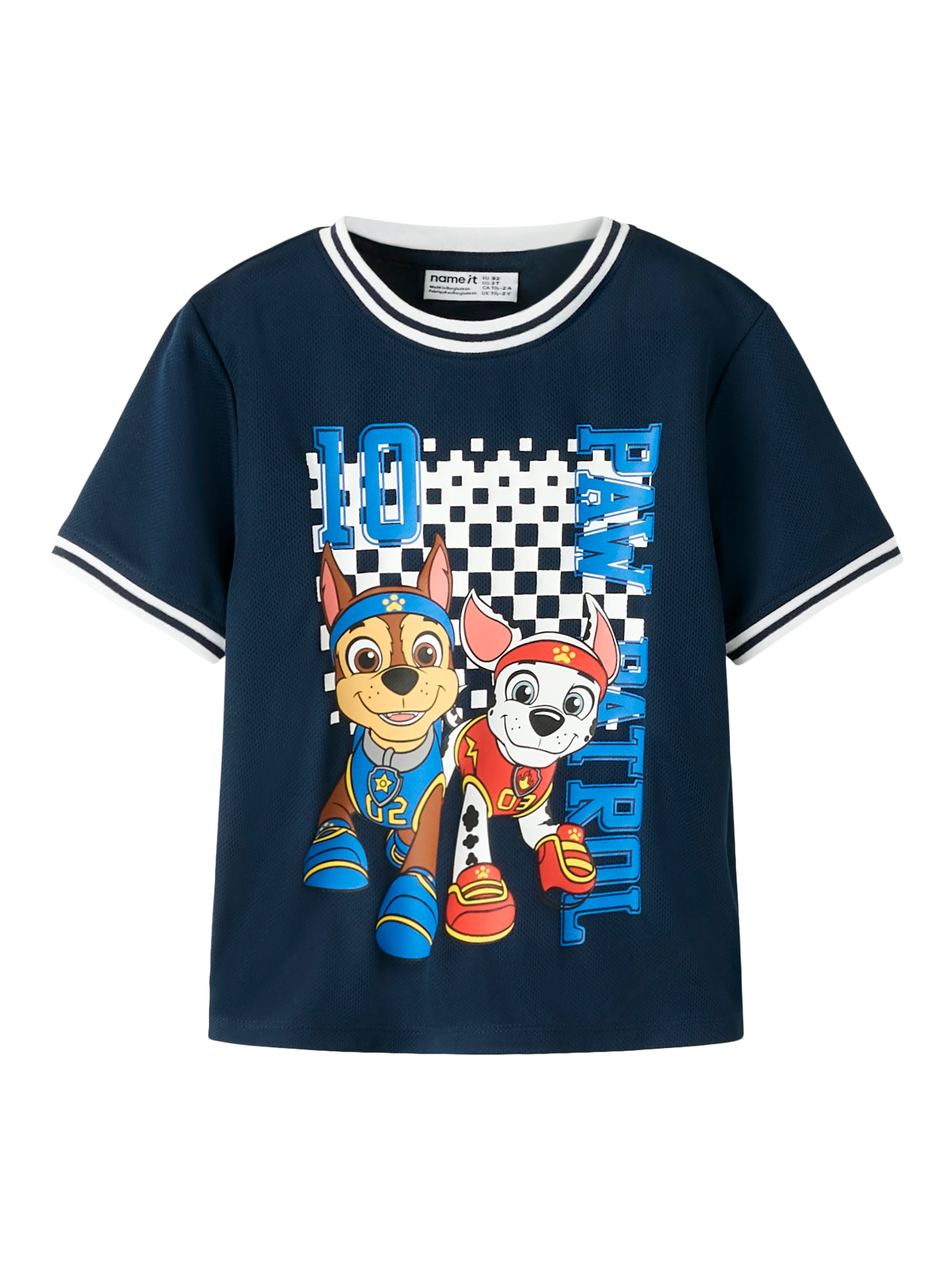 Name It T-Shirt "Nmmmargo Paw Ss Nreg Poly Top Cplg"