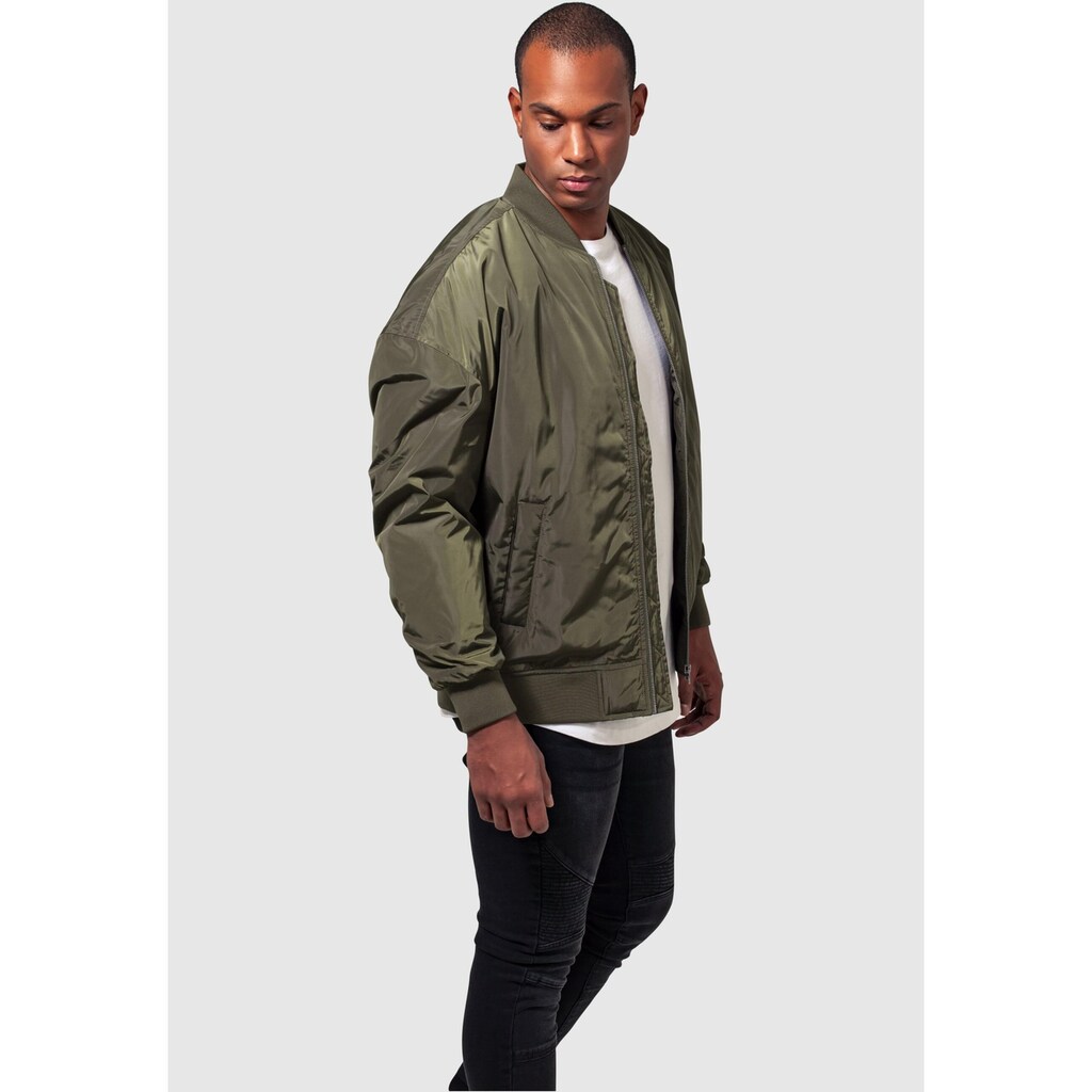 URBAN CLASSICS Anorak »Urban Classics Herren Oversized Bomber Jacket«, (1 St.), ohne Kapuze