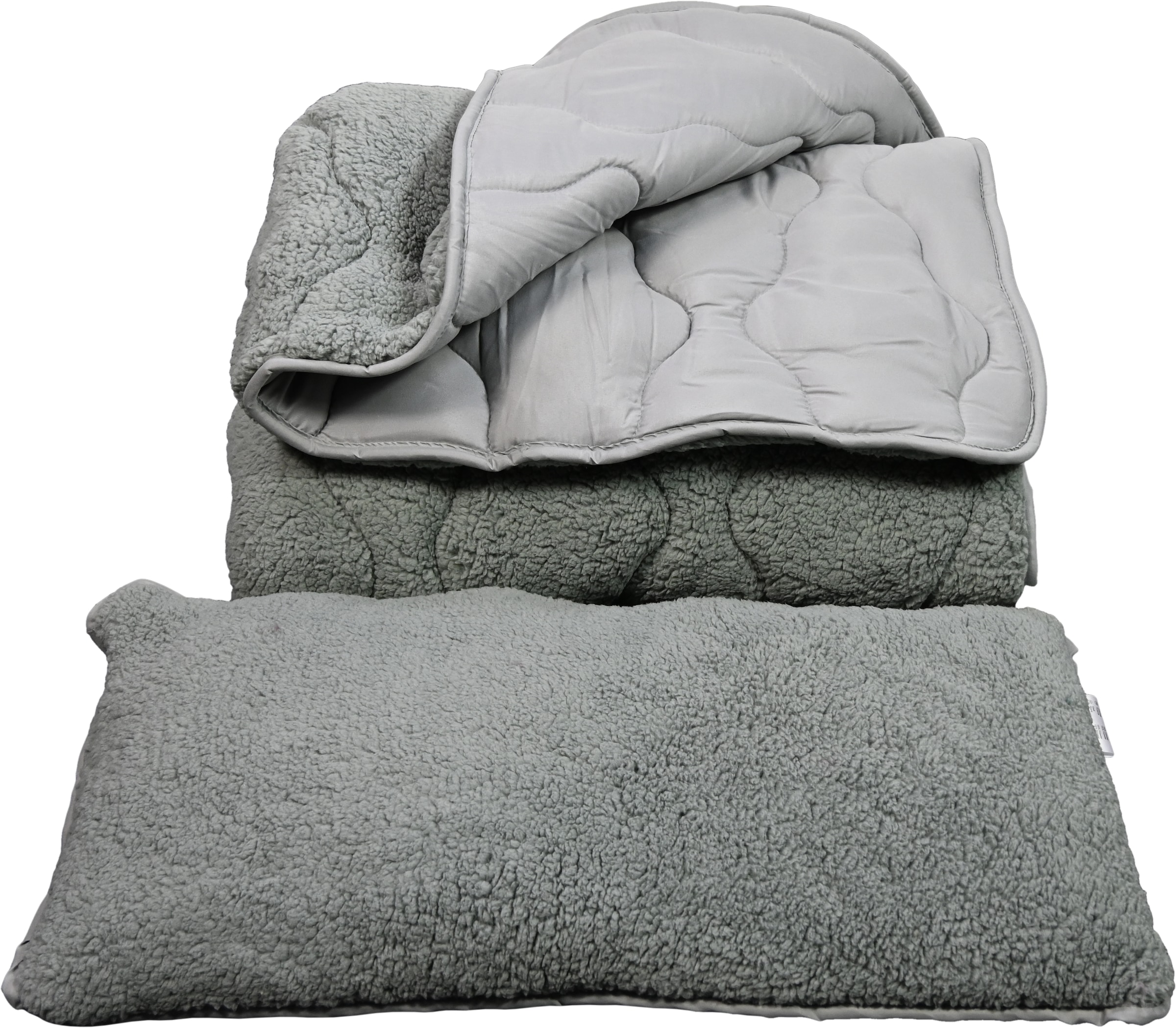 my home Microfaserkissen "Elvia, Teddy Plüsch Kissen" Füllung: Polyester Be günstig online kaufen