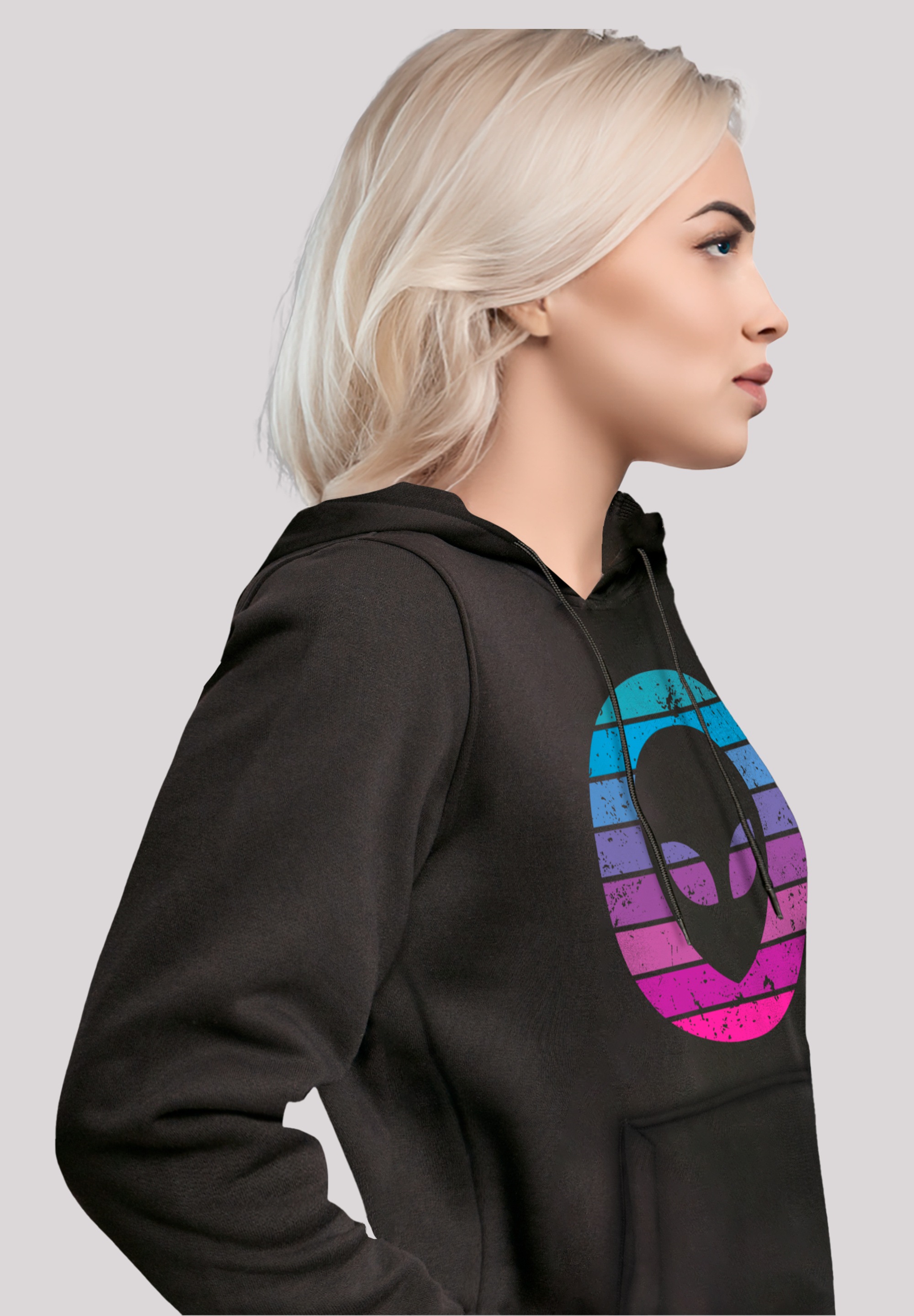 F4NT4STIC Kapuzenpullover »Alien Kopf«, Premium Qualität