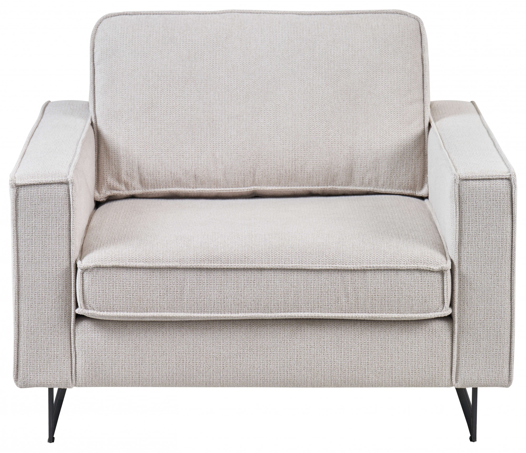 Home affaire Loveseat "Pinto 105 cm, Cord, Chenille, Lederoptik" mit Keder, günstig online kaufen