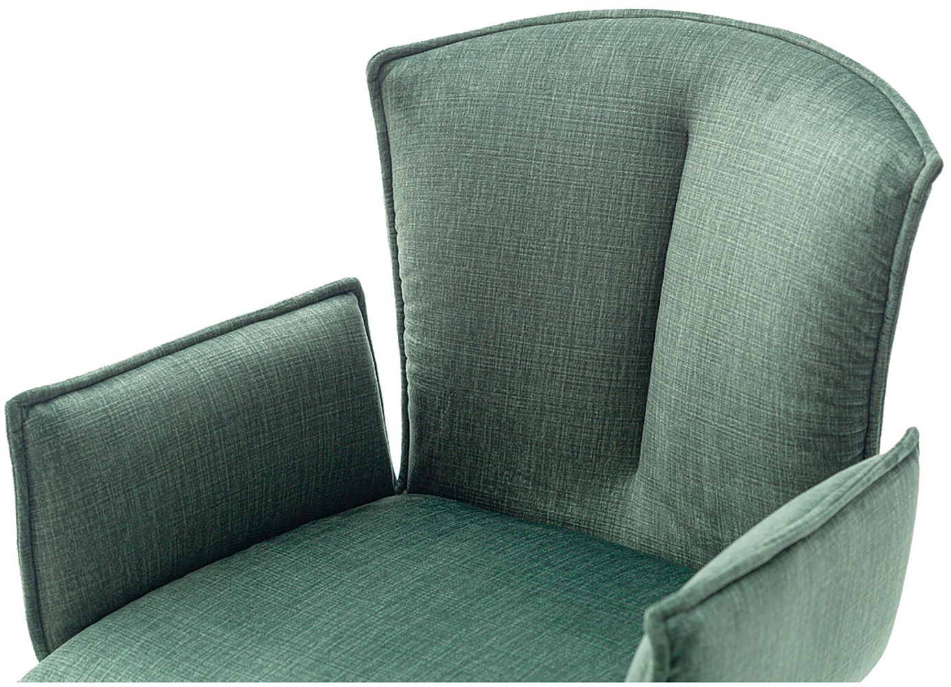 MCA furniture 4-Fußstuhl »NALON Esszimmerstuhl (2er Set) - Stuhl«, (Set), 2 St., Veloursstoff, 360° drehbar, Schwingfunktion, Metall, Veloursoptik, belastbar 120 kg