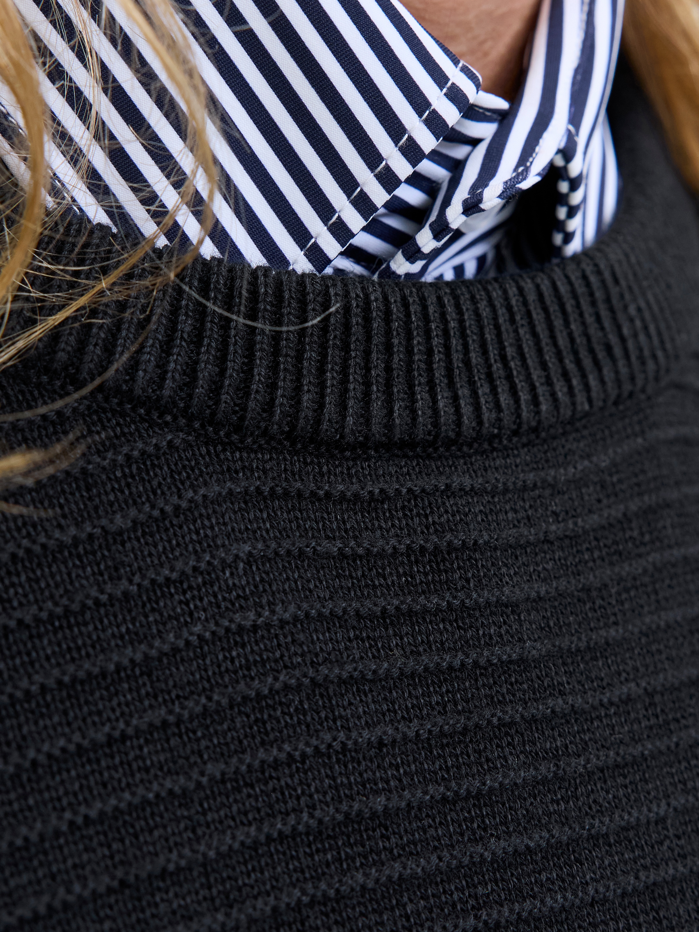 Jack & Jones Rundhalspullover »JJOTTO KNIT CREW NECK AW25«