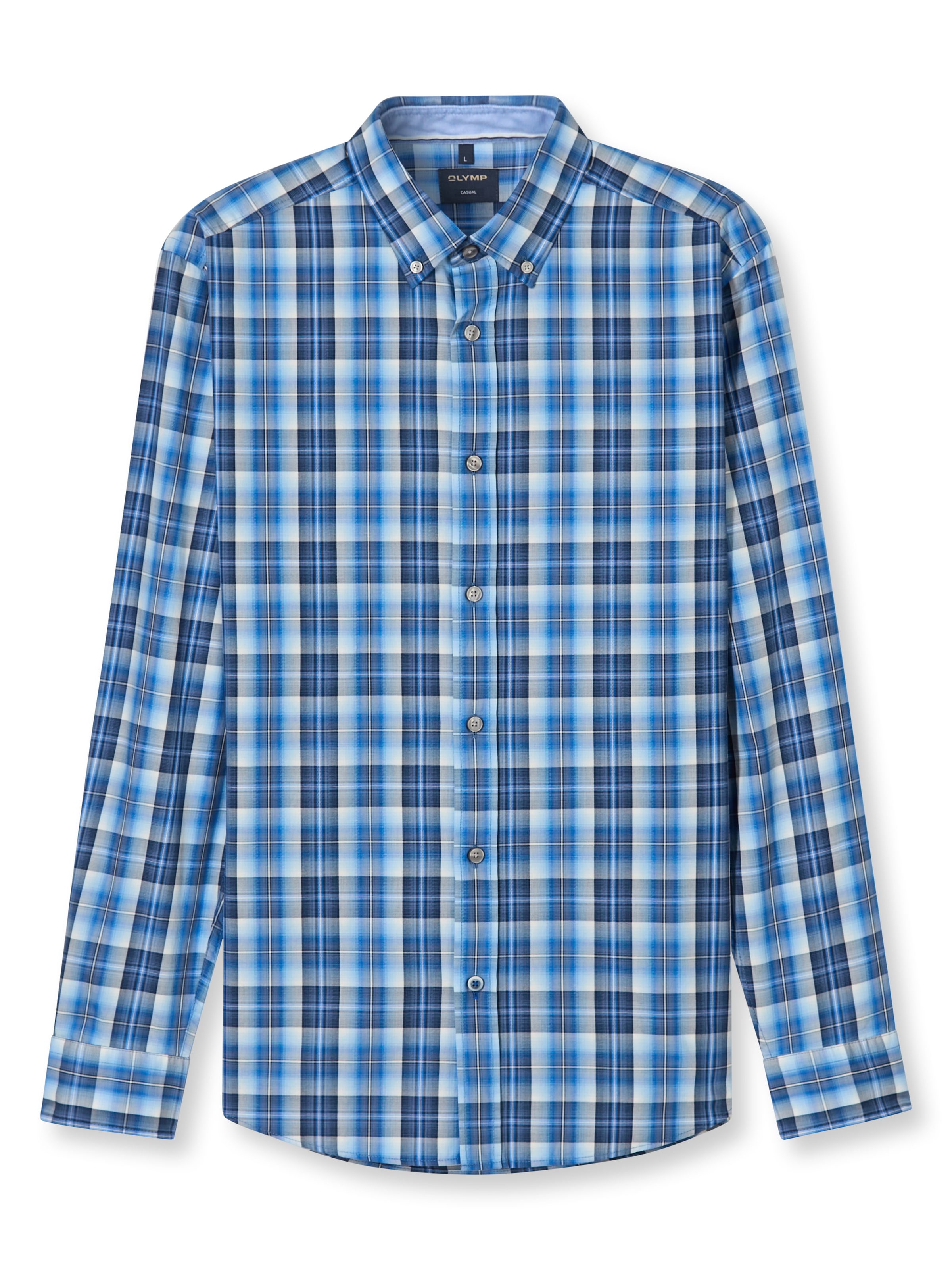 OLYMP Langarmhemd Freizeithemd, regular fit, Button-down-Kragen günstig online kaufen