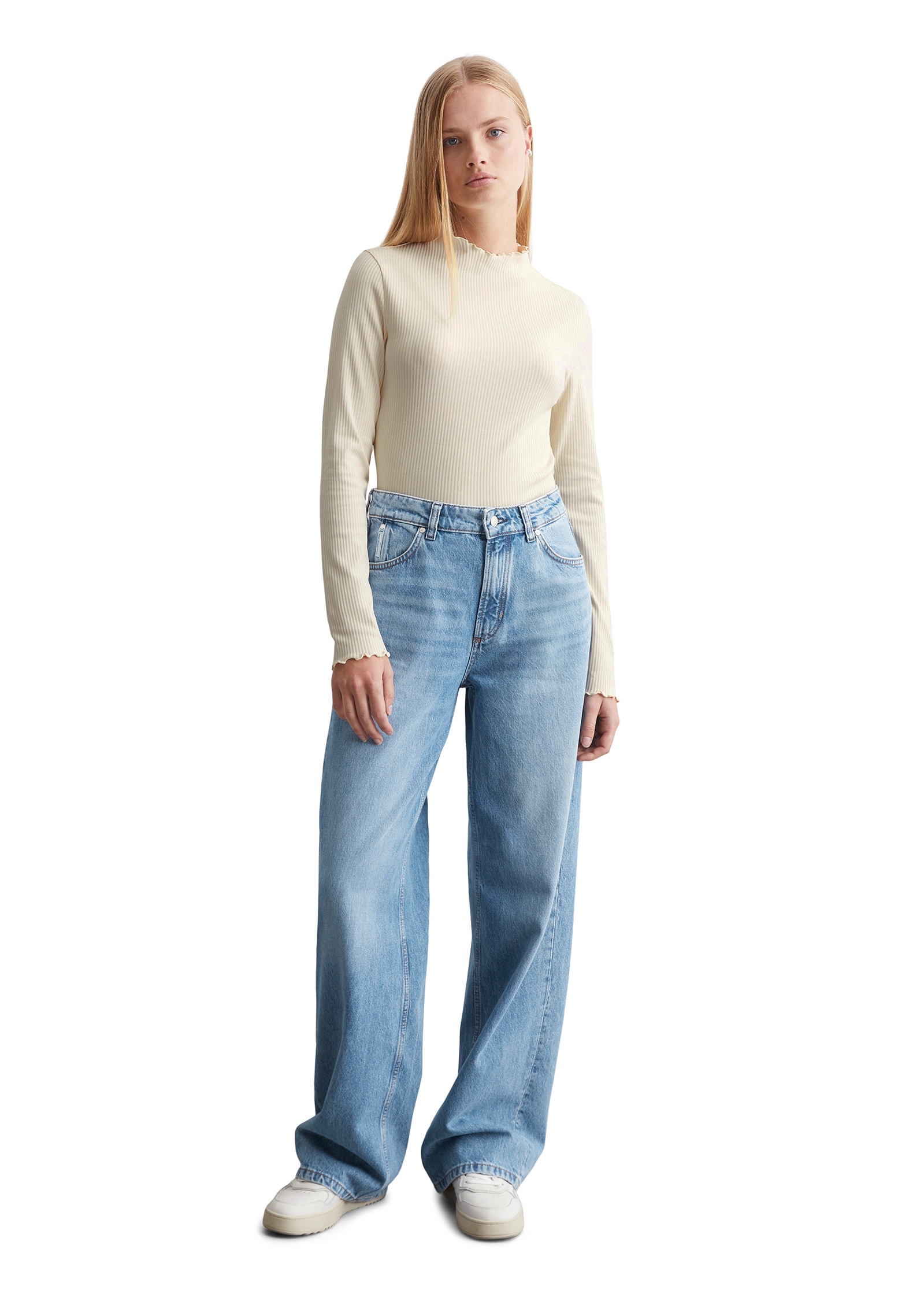 Marc O'Polo DENIM Langarmshirt »aus Organic Cotton-Stretch-Jersey«