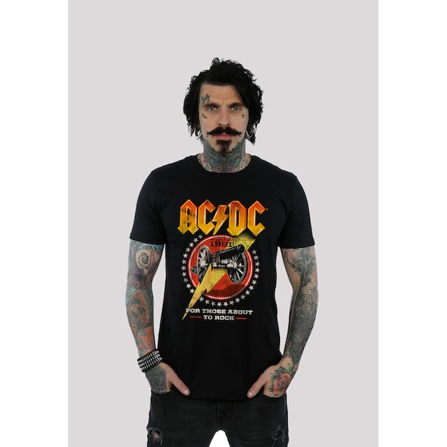 F4NT4STIC T-Shirt »ACDC For Those About To Rock 1981 für Kinder & Herren«,  Print ▷ kaufen | BAUR