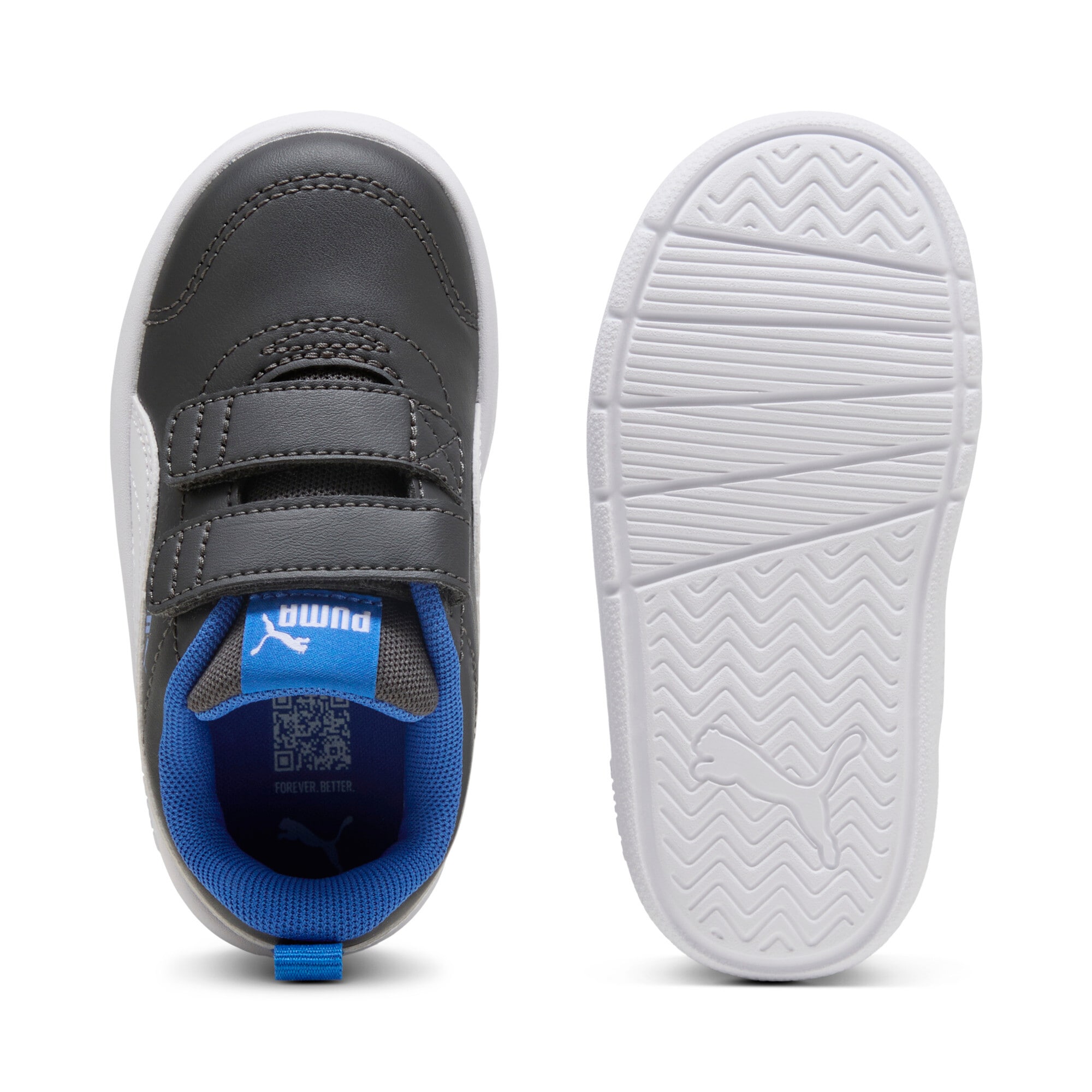 PUMA Sneaker »COURTFLEX V3 V INF«  für sportliche Aktivitäten, mit Textil-Innenmaterial, knöchelhoch