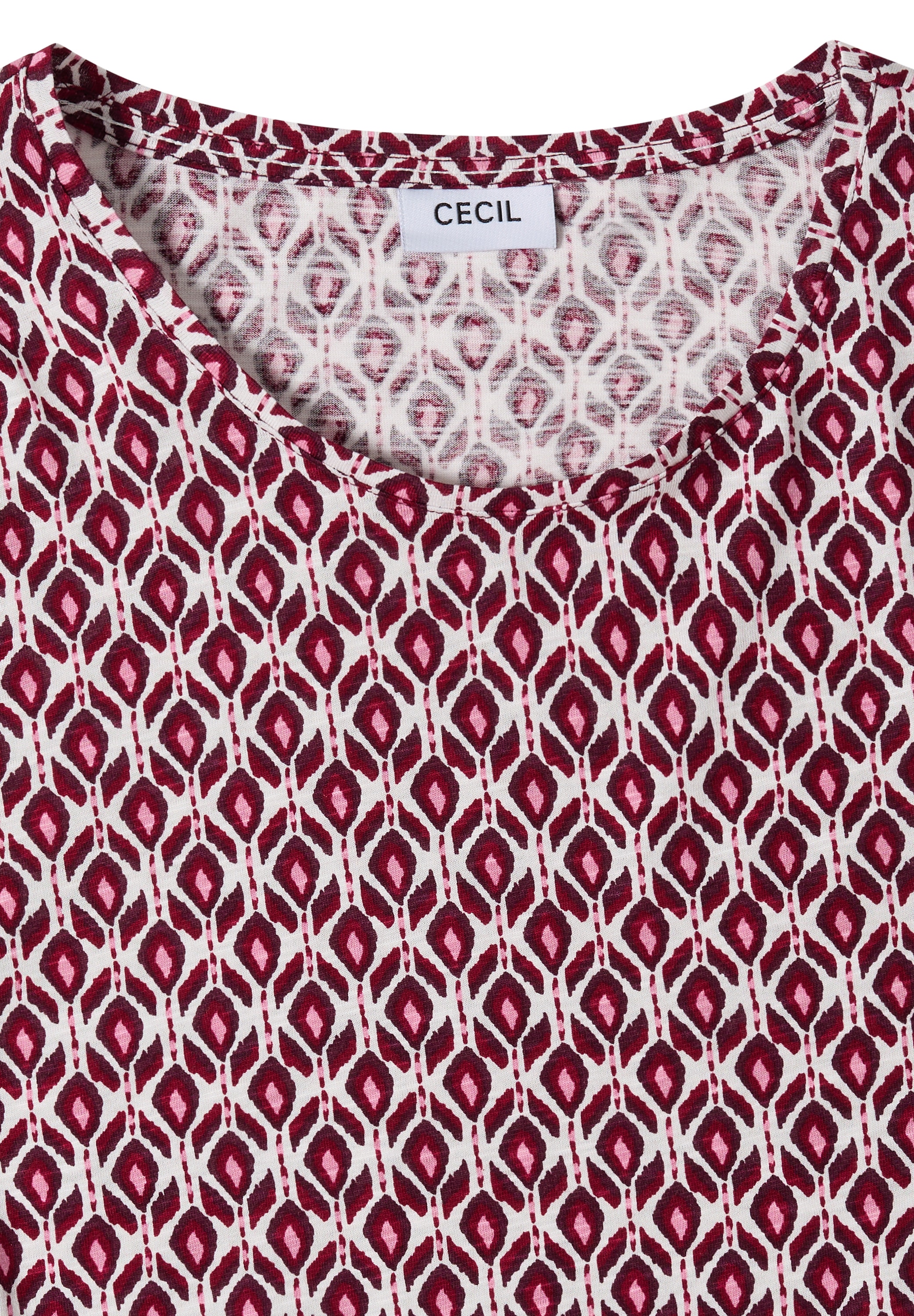 Cecil T-Shirt mit Minimal Muster