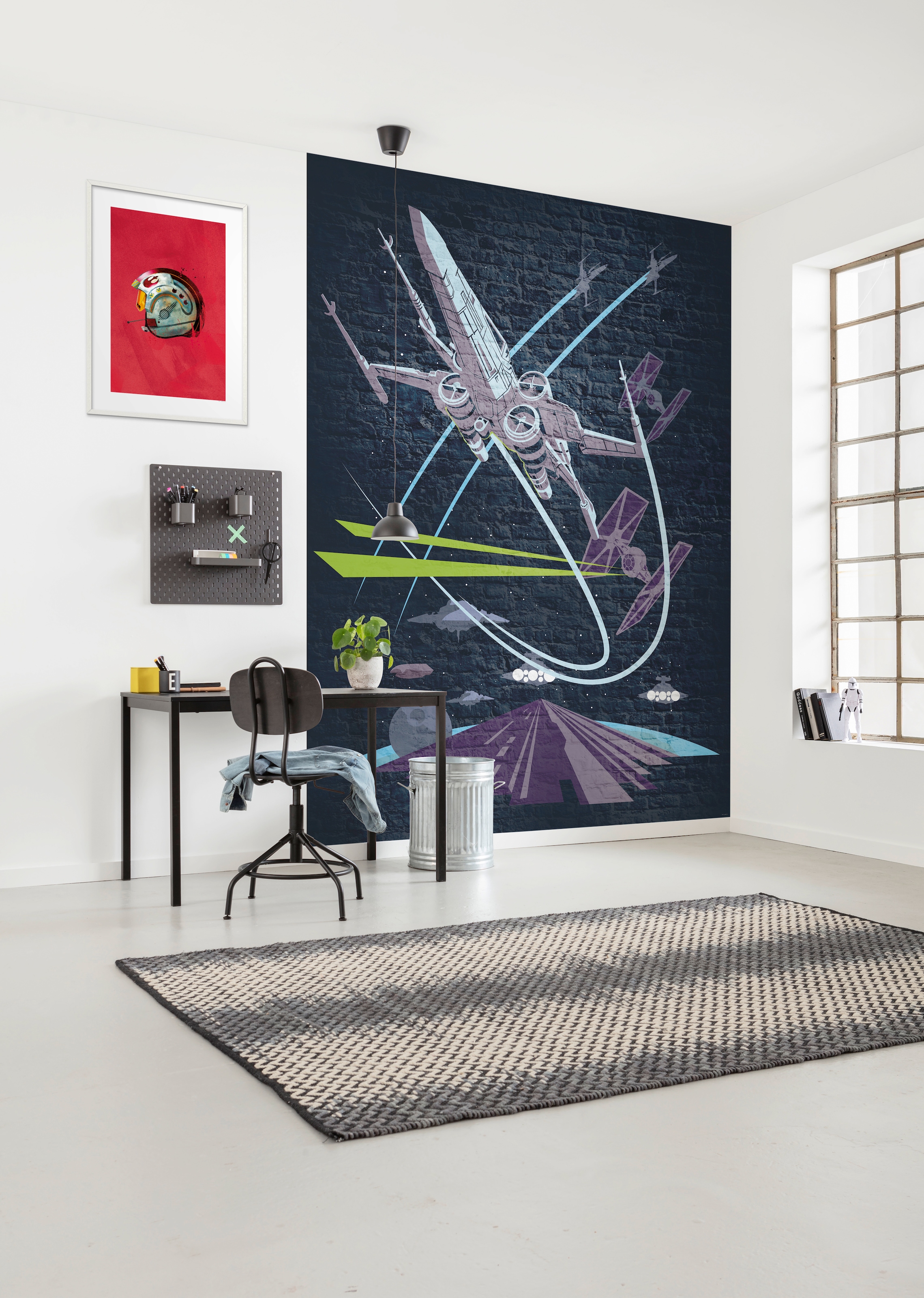 Komar Bild »Star Wars Classic Helmets Rebel Pilot«, Star Wars, (1 St.), Wandbild zur Dekoration im Kinderzimmer - ohne Rahmen