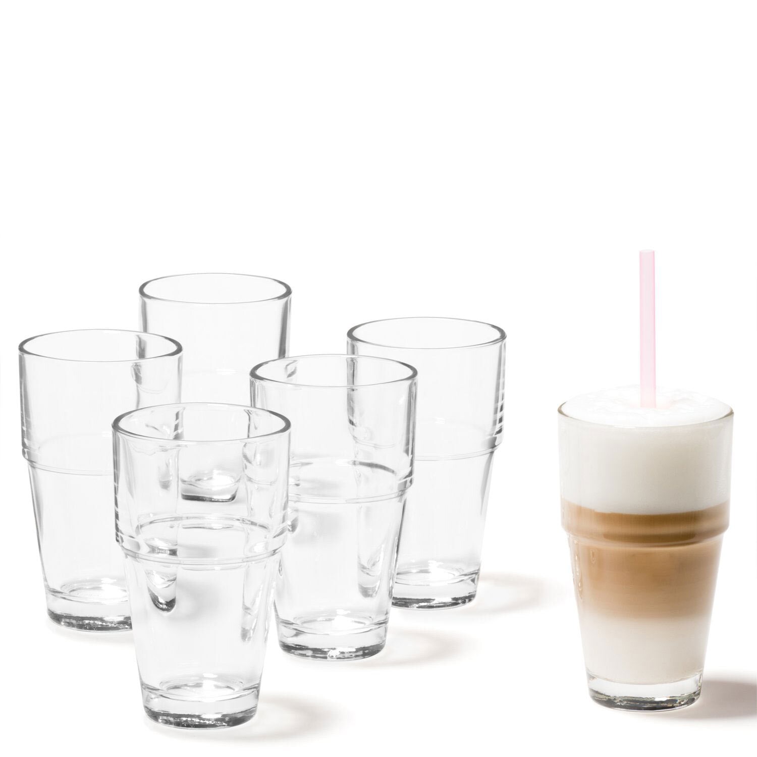 LEONARDO Glas »Becher Solo 250 ml 6er Set transparent«