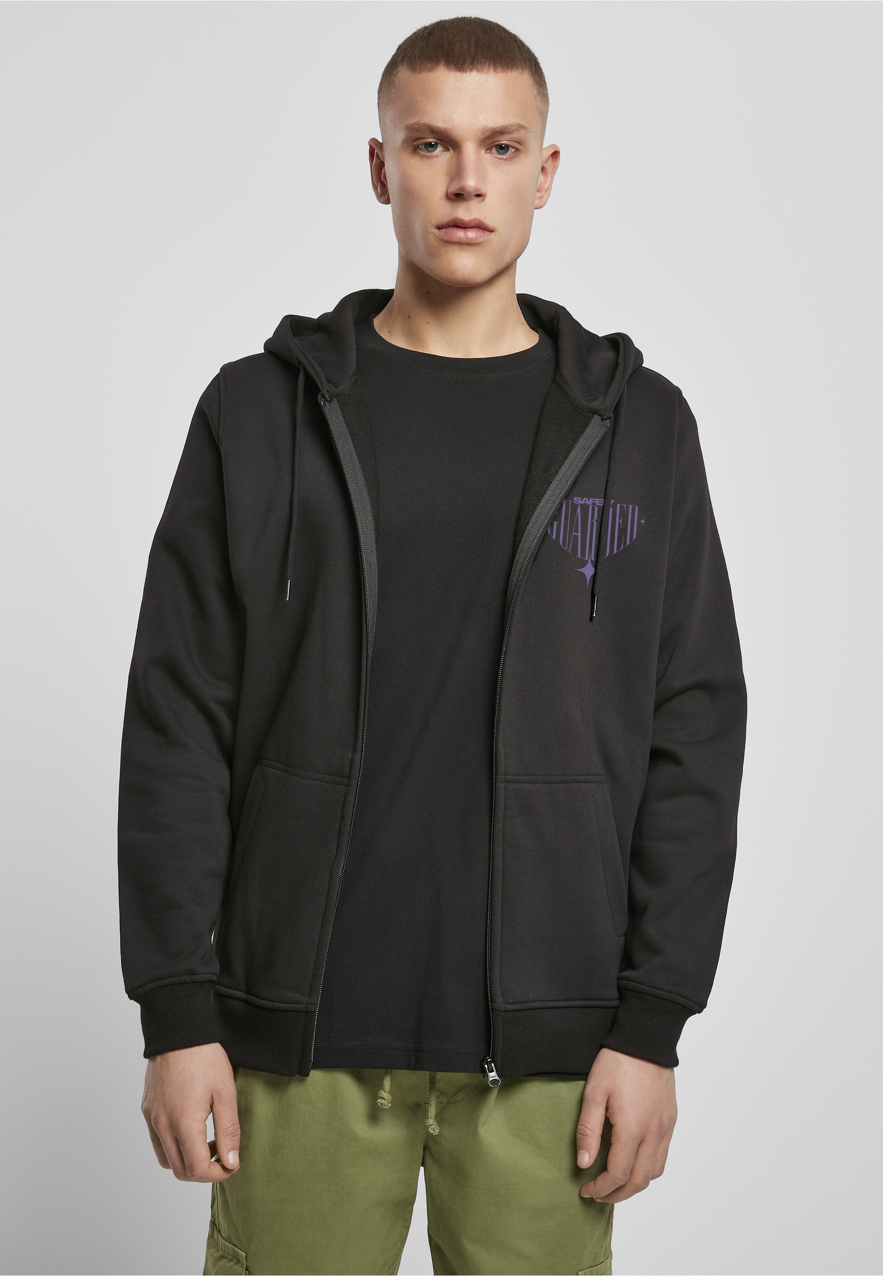 MisterTee Kapuzenpullover »MisterTee Herren Safely Guarded Heavy Zip Hoody« 1