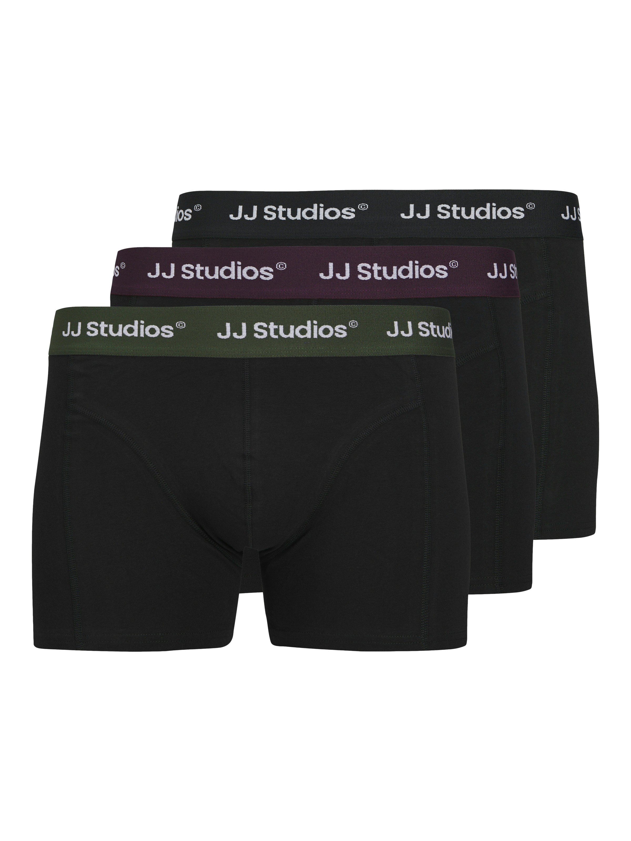 Jack & Jones Trunk "JACSOHO SOLID TRUNKS 3 PACK NOOS" Packung, 3 Stk. günstig online kaufen
