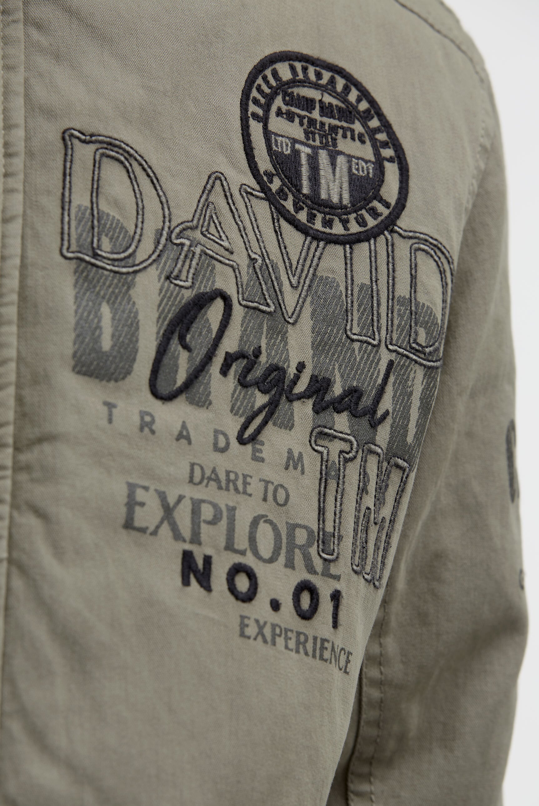 CAMP DAVID Winterjacke mit Kapuze mit Stehkragen & Kapuze