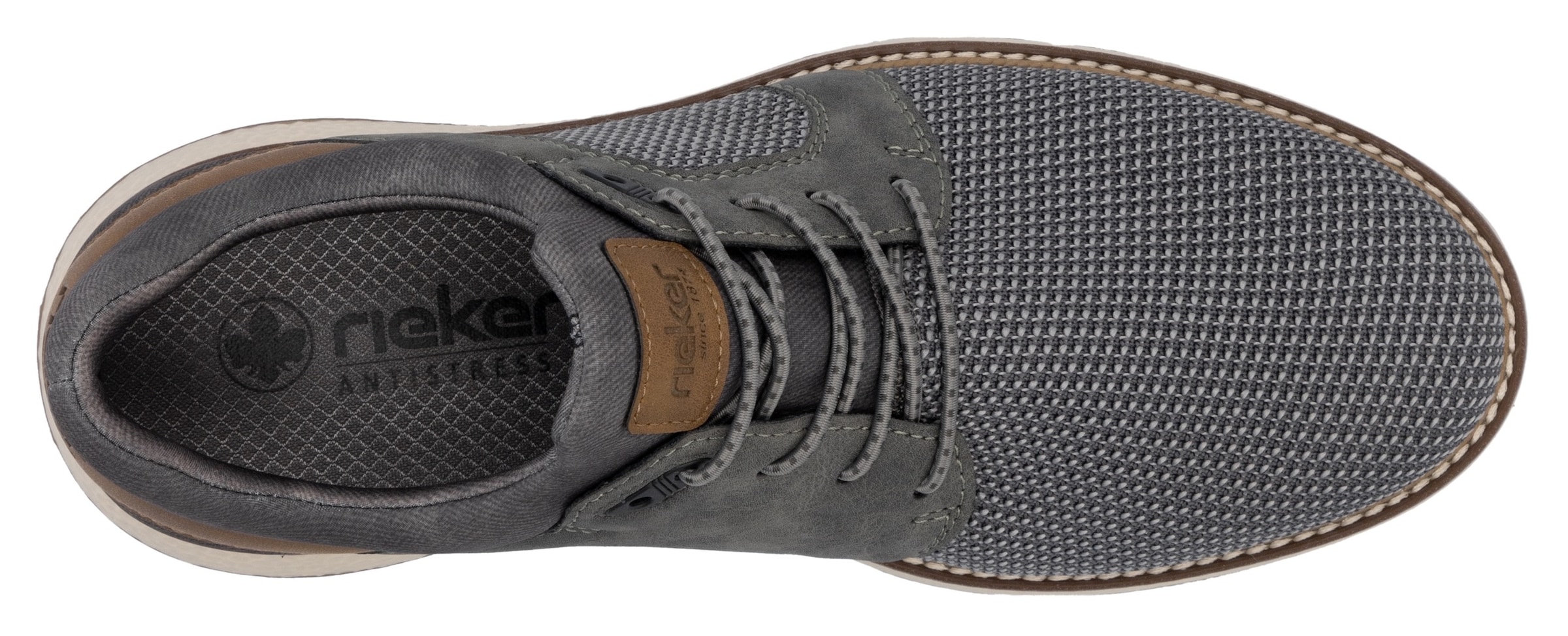 Rieker Slip-On Sneaker, Slipper, Halbschuh, Freizeitsneaker mit gepolstertem Schaftrand