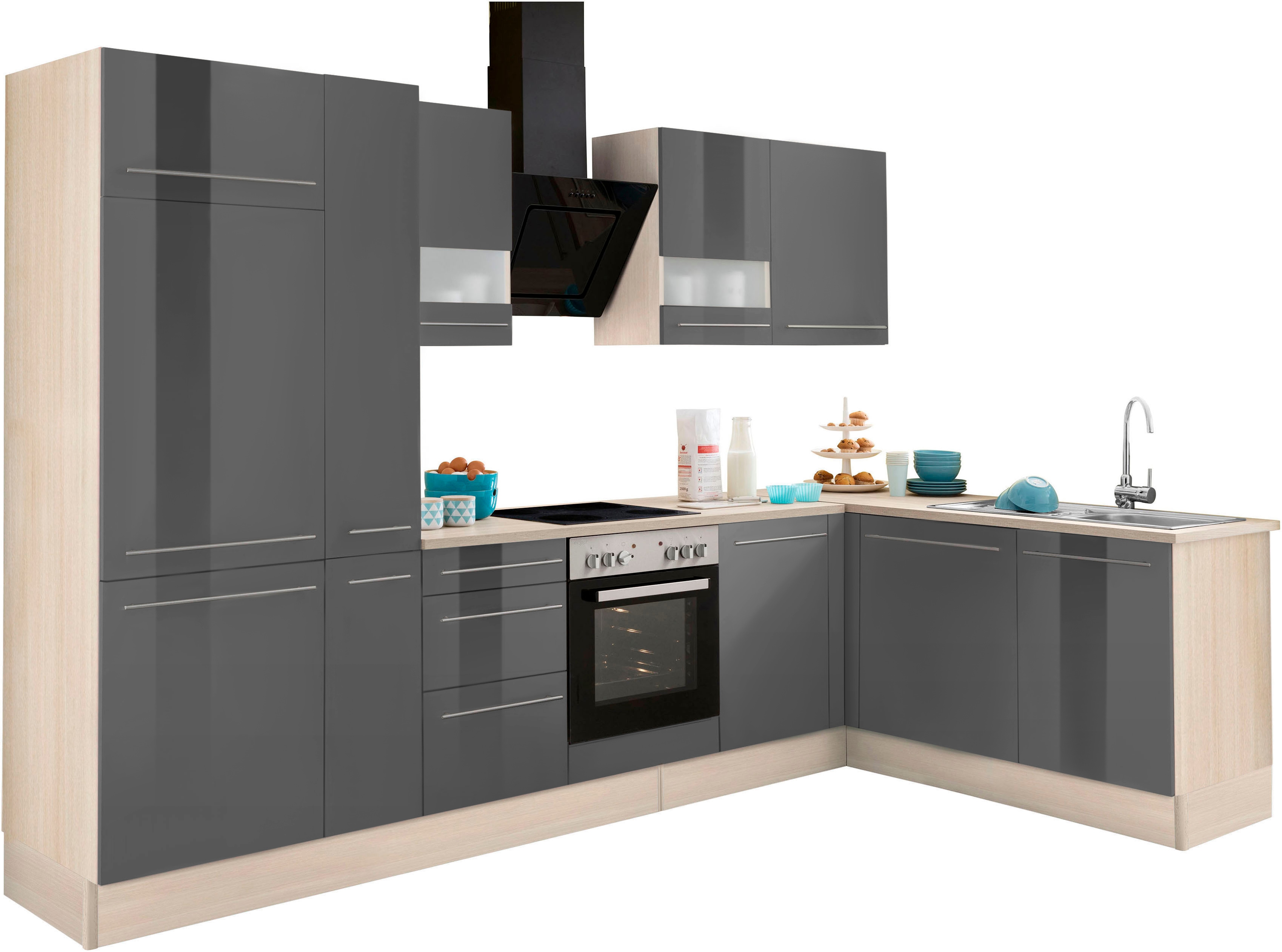 OPTIFIT 1100000002199 "Bern" Stellbreite 315x175 cm,wahlweise mit E-Geräten,höhenverstellb.Füße