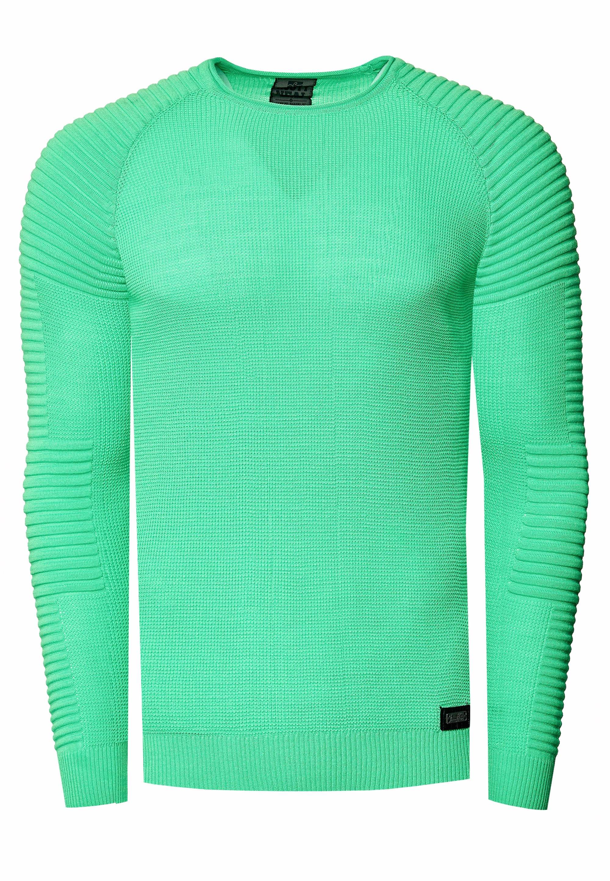 Rusty Neal Strickpullover, mit modernem Rundhalsausschnitt