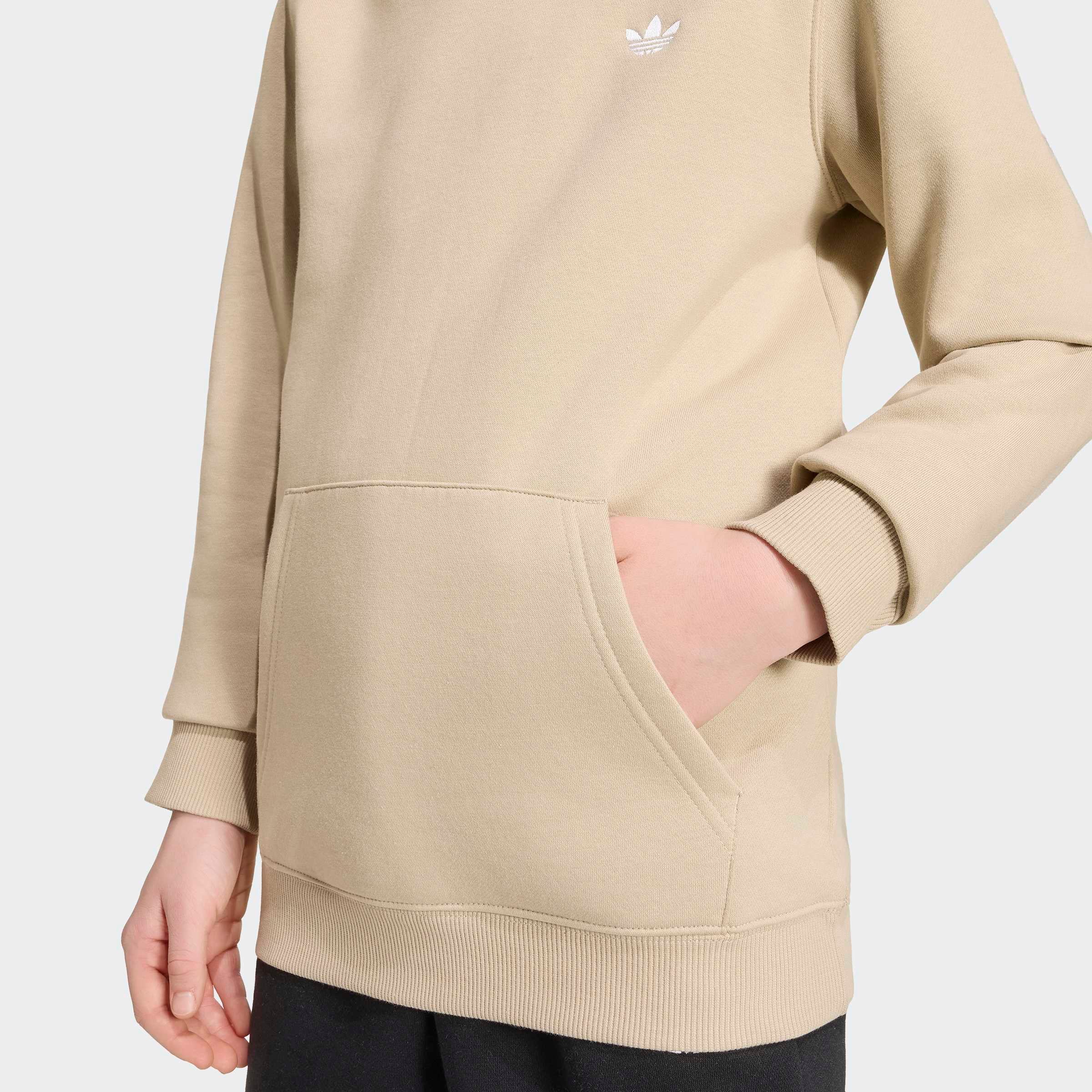 adidas Originals Kapuzensweatshirt »REGULAR FLEECE-HOODIE«, für Kinder, mit Kapuze, ohne Verschluss, aus Baumwolle und Polyester

