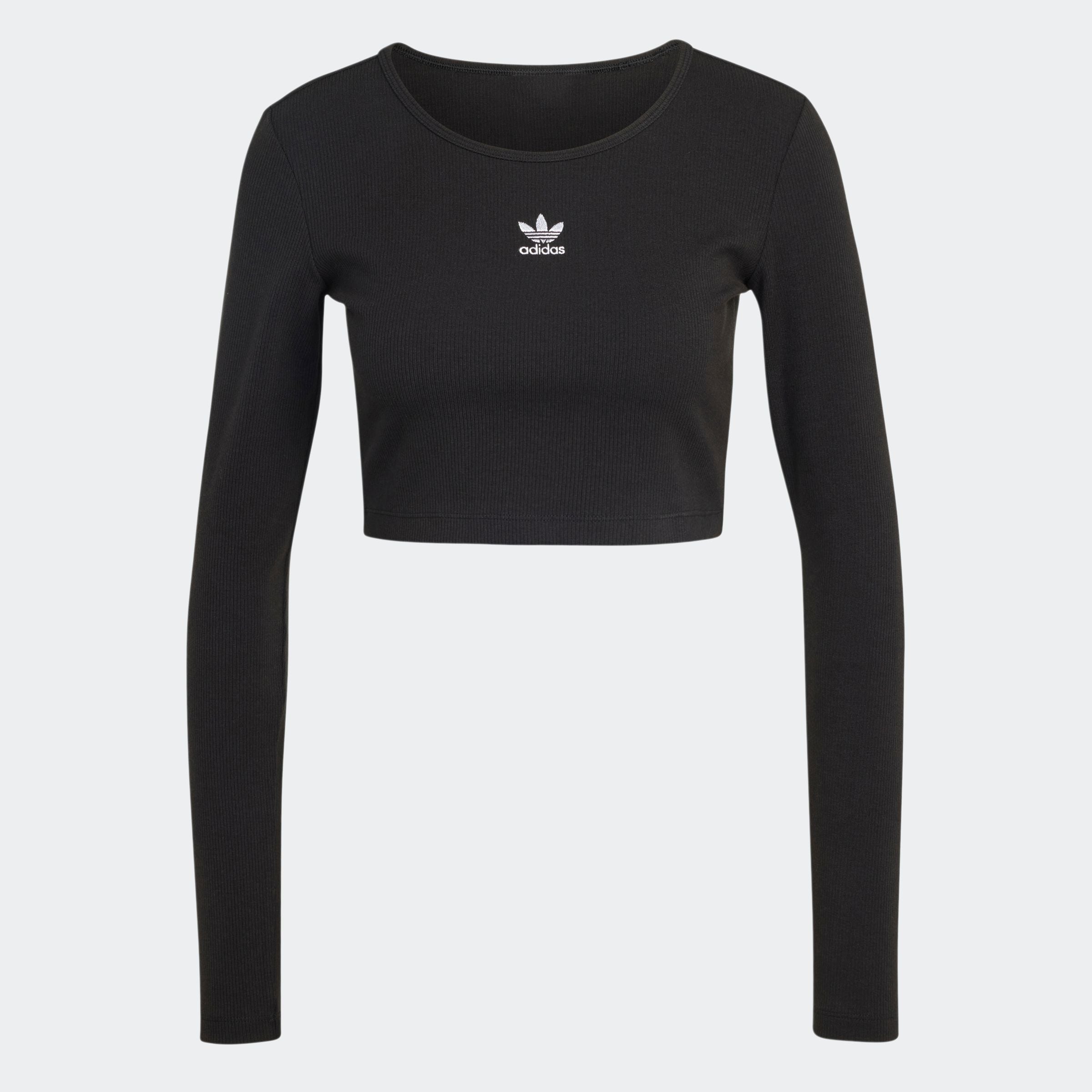 adidas Originals Langarmshirt »ESS CROP LS«