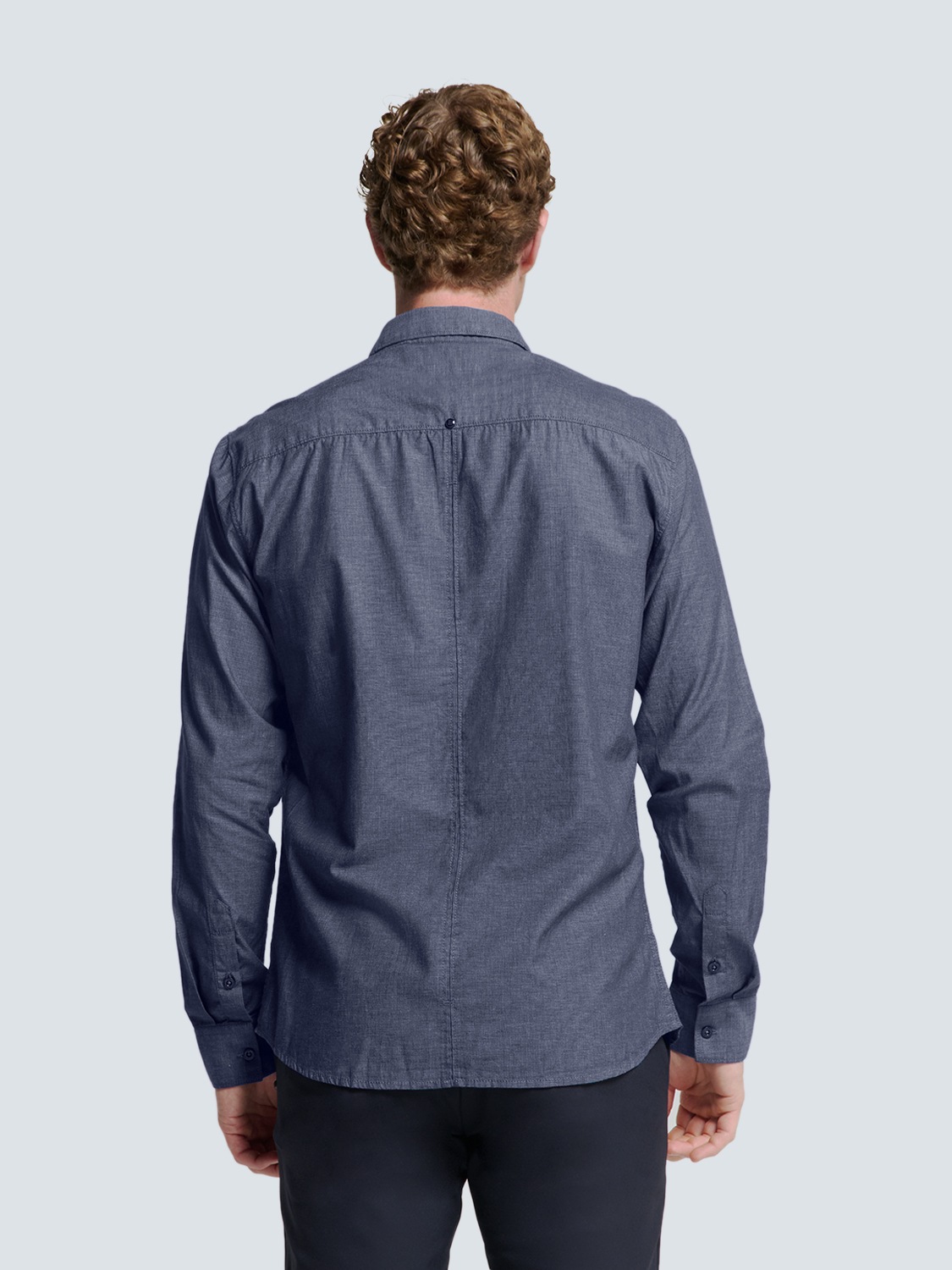 NO EXCESS Langarmhemd »No Excess Oxford-Hemd von Timeless Basics Shirt 2 Coloured«