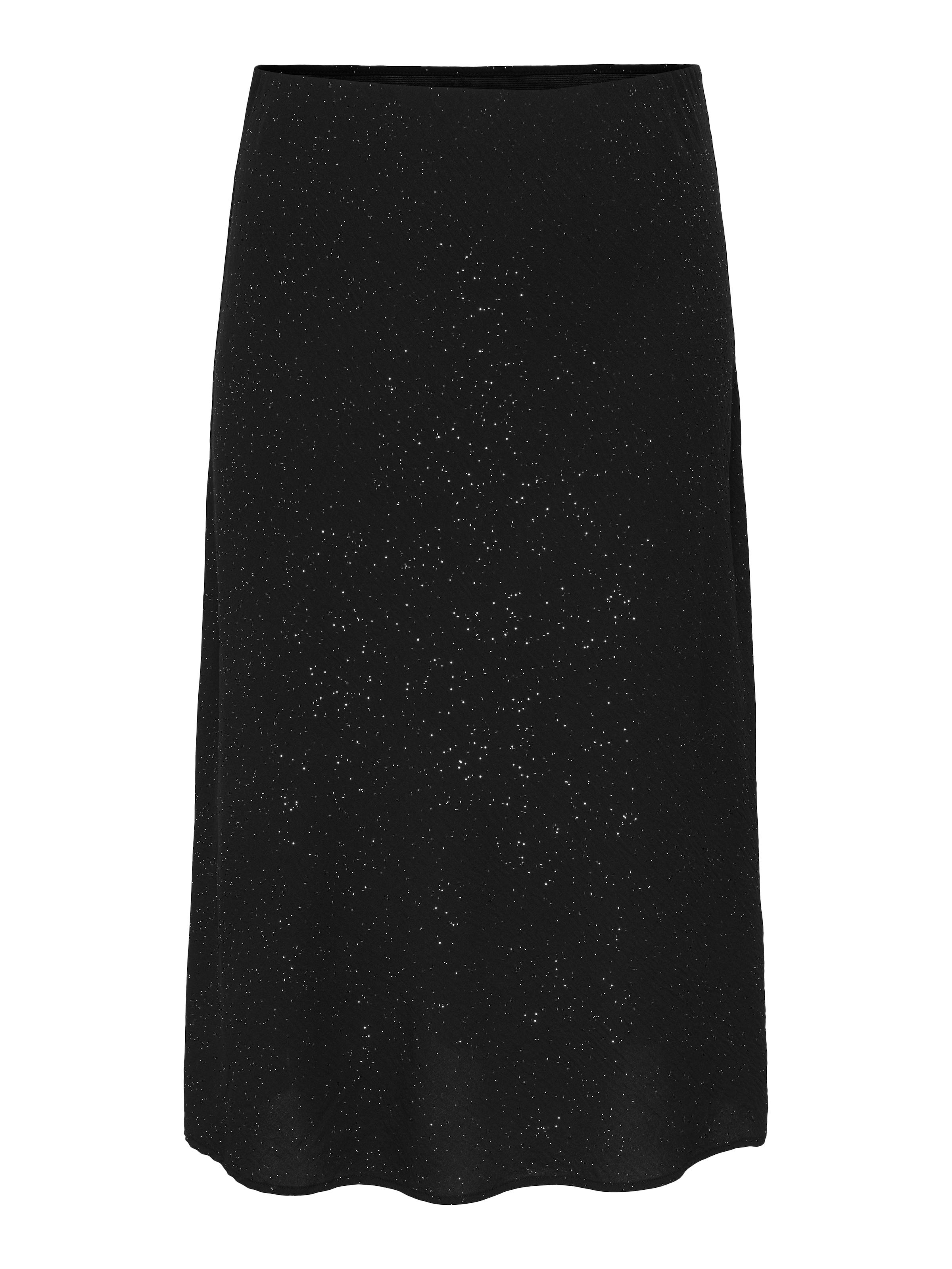 ONLY CARMAKOMA Midirock »CARJOSEE METTA LIFE MIDI SKIRT WVN« mit Glitzer Effekt
