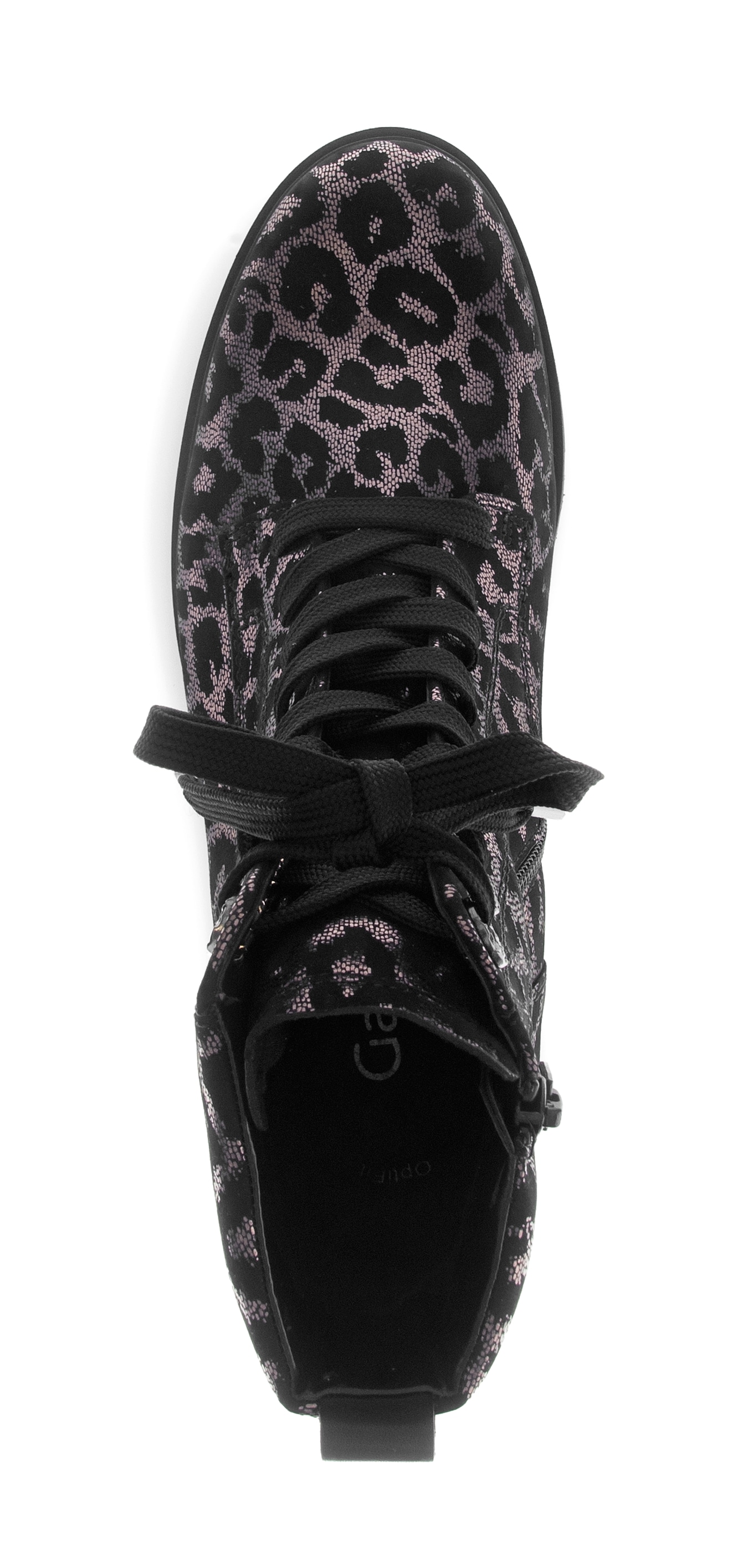 Gabor Schnürstiefelette »PISA«, Blocakabsatz, Schnürboots im Animal-Look, Komfortweite H