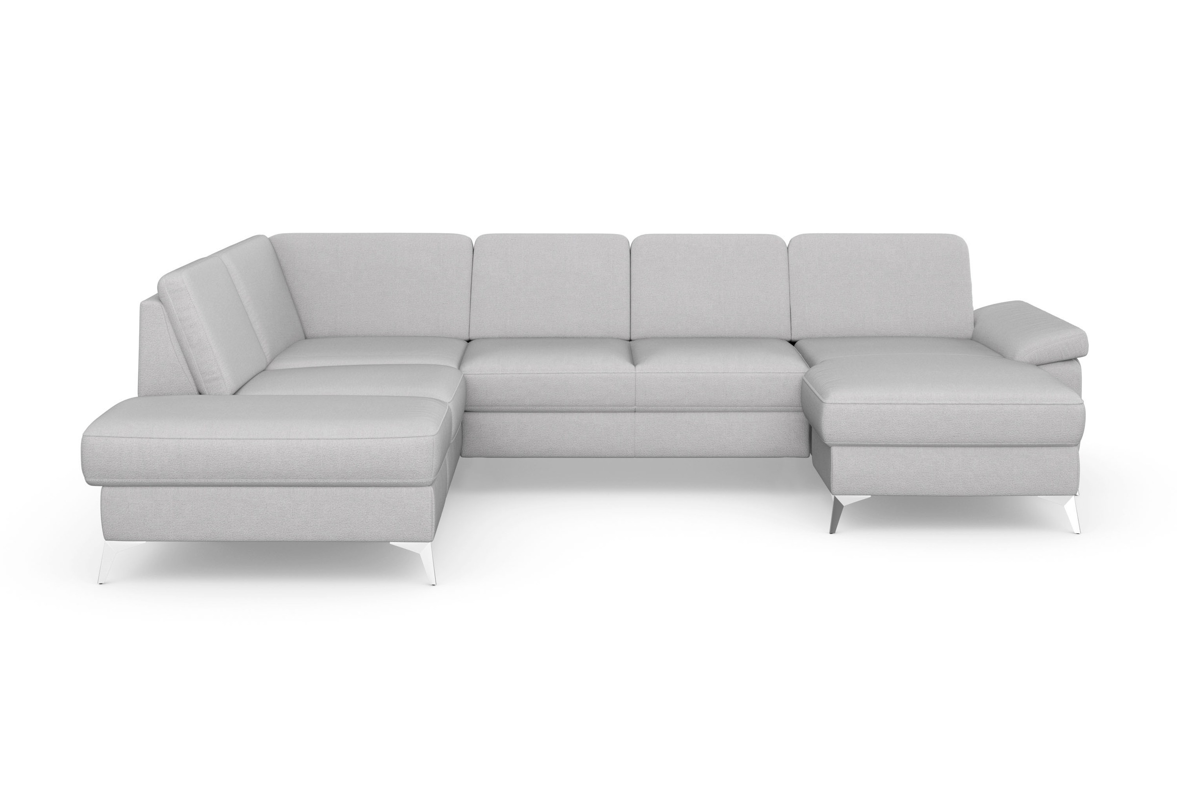 sit&more Wohnlandschaft »Padua U-Form«, inklusive Sitztiefenverstellung, Armteilfunktion und Federkern