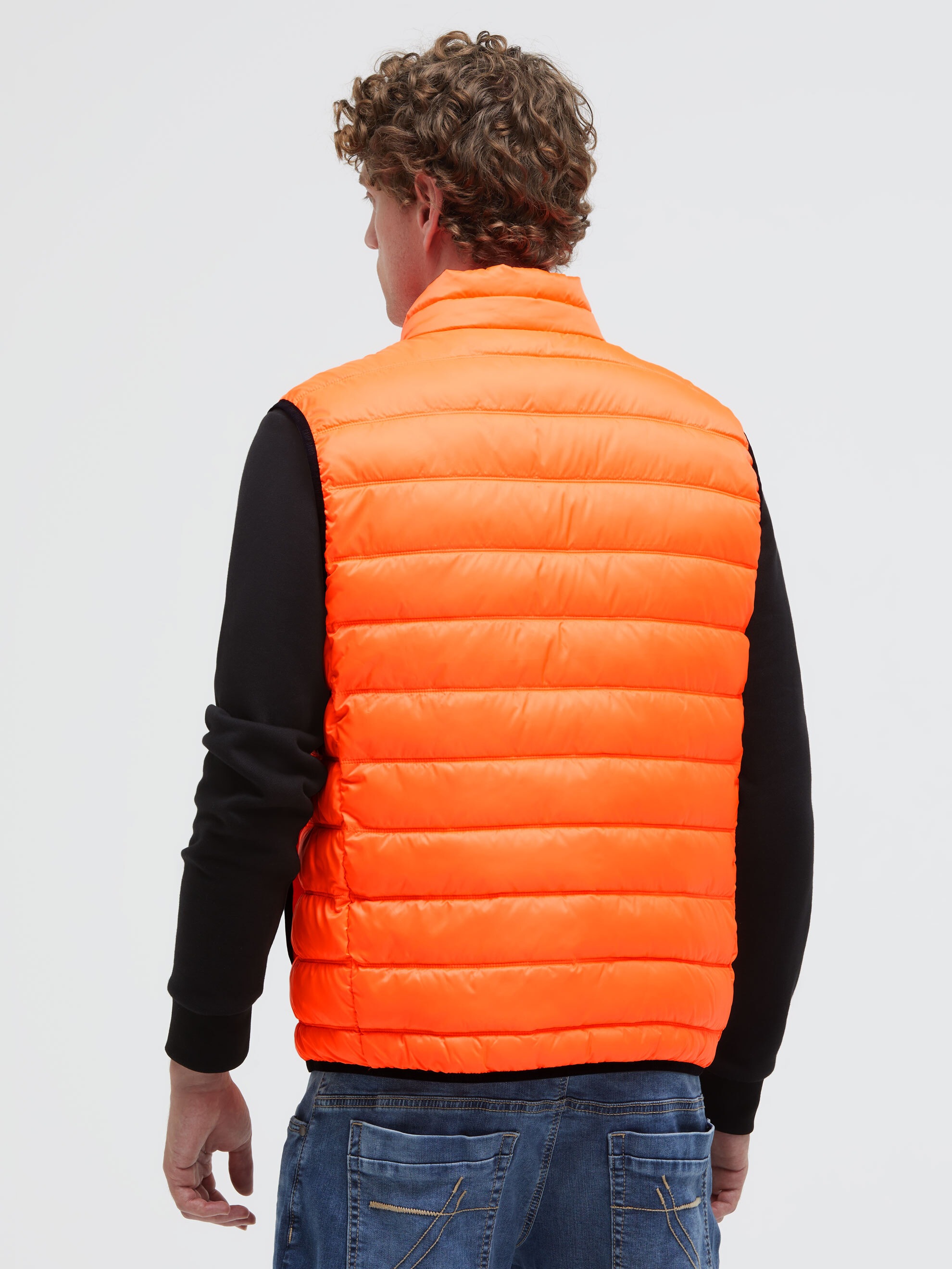 CAMP DAVID Steppweste mit Logoprint