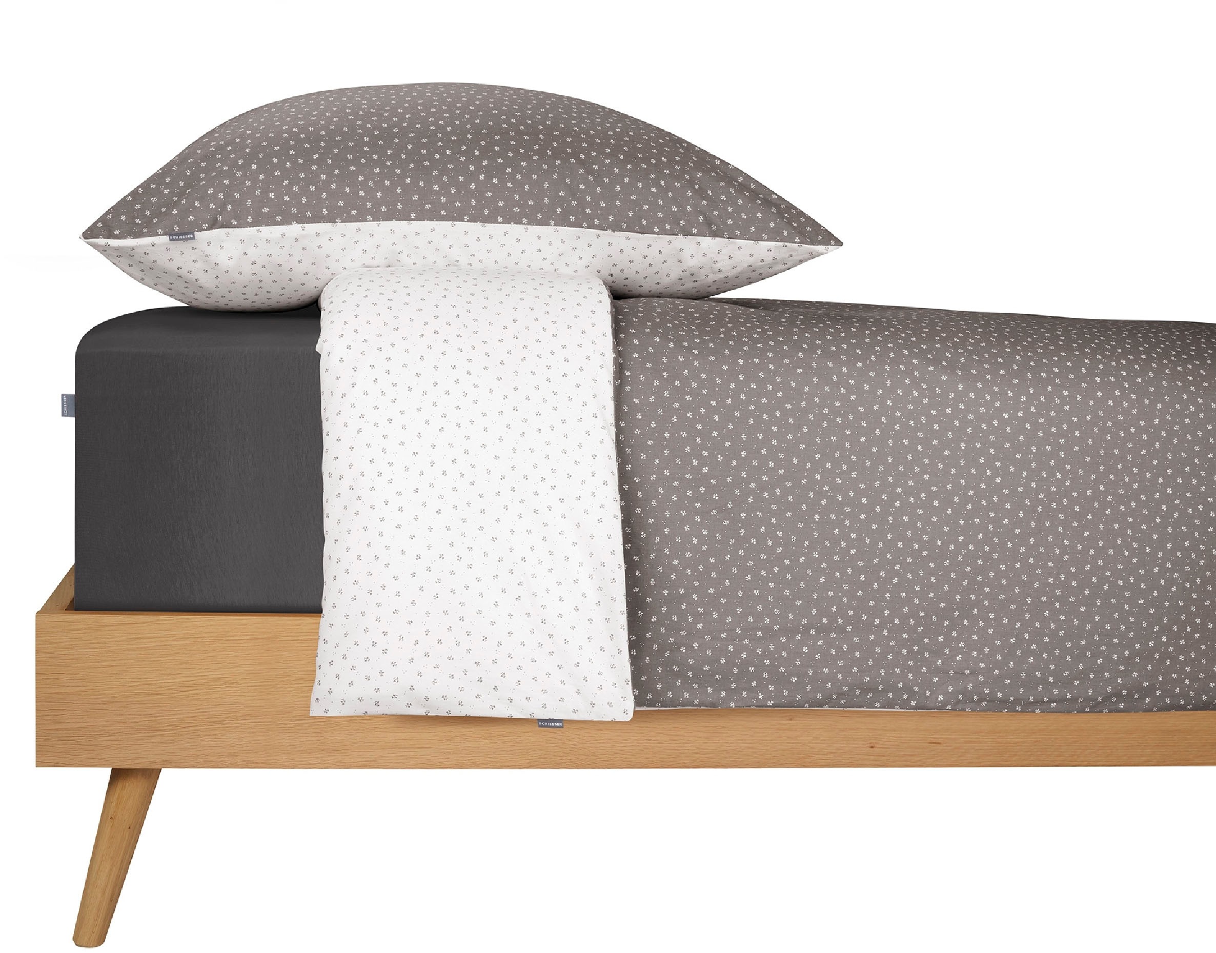 Schiesser Bettwäsche "Millie aus weicher Baumwolle mit filigranen Blüten" 2 günstig online kaufen