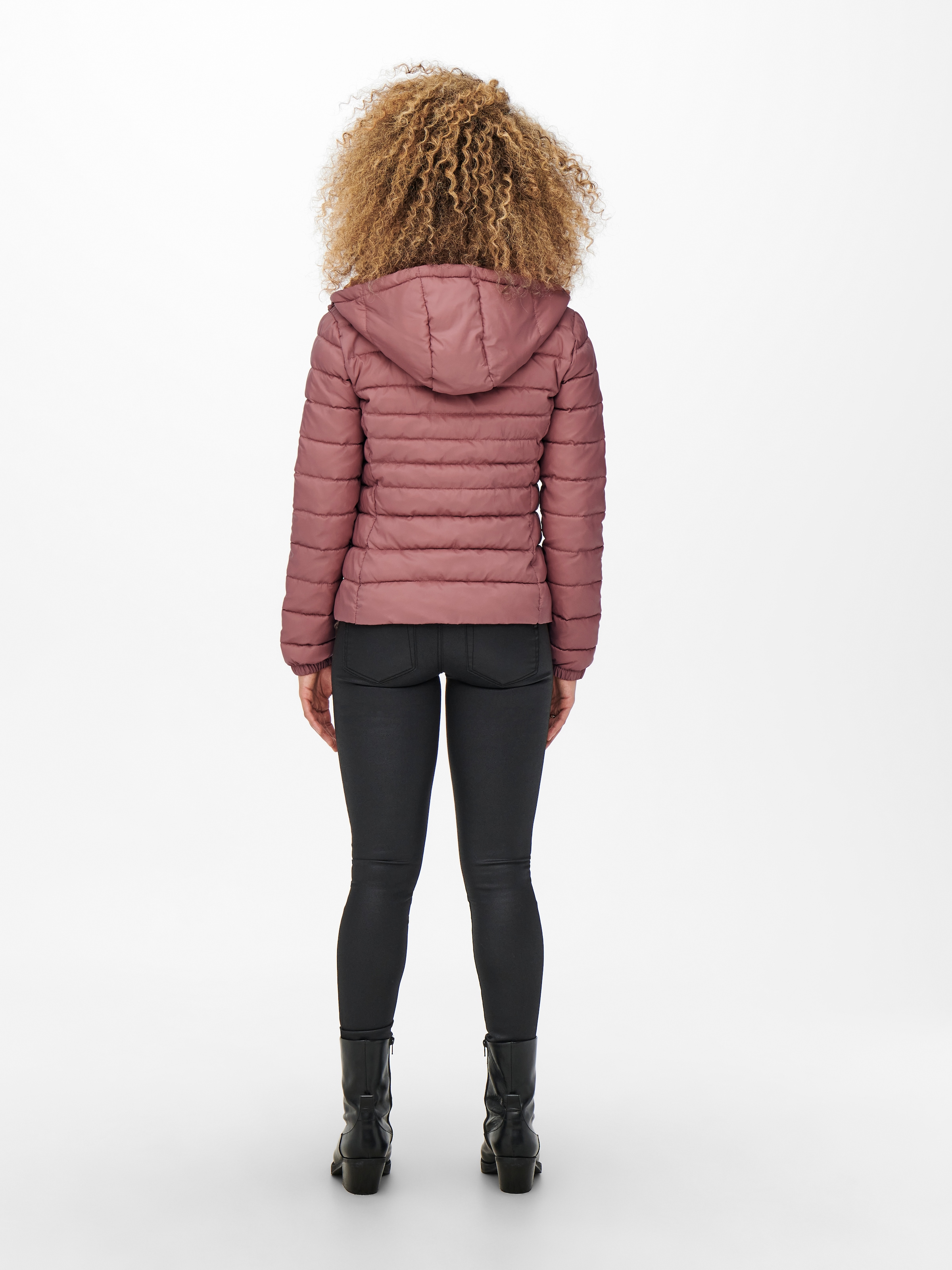 ONLY Steppjacke »ONLTAHOE HOOD JACKET OTW NOOS« mit Kapuze in modisch kurzer Form