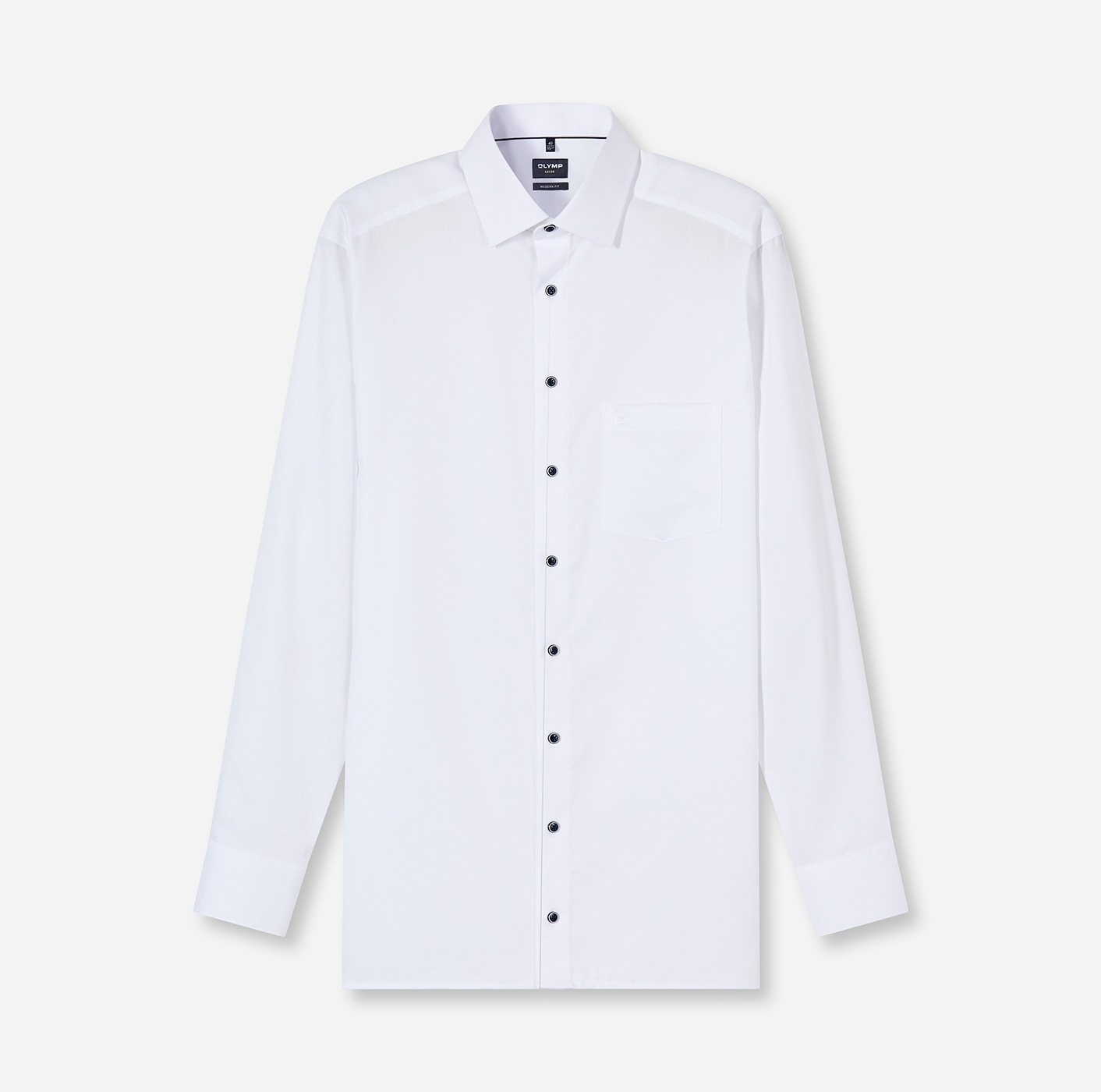 OLYMP Langarmhemd "Luxor" modern fit, New-Kentkragen, Businesshemd, verläng günstig online kaufen