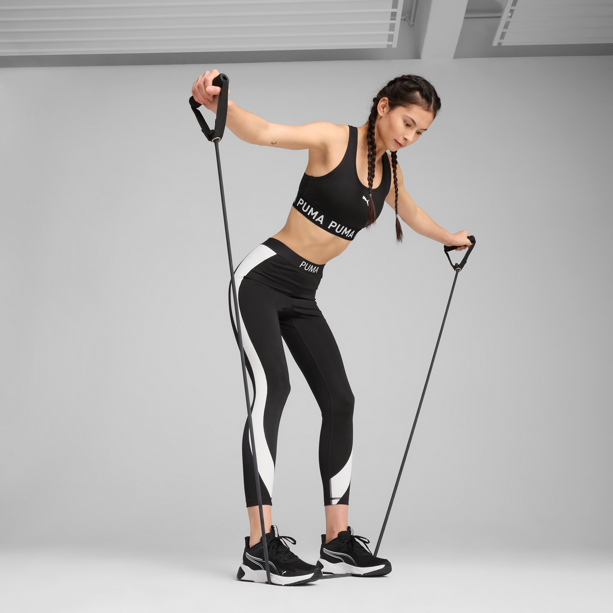PUMA Trainingstights »W STRONG COLORBLOCKTIGHT - HW 7/8«