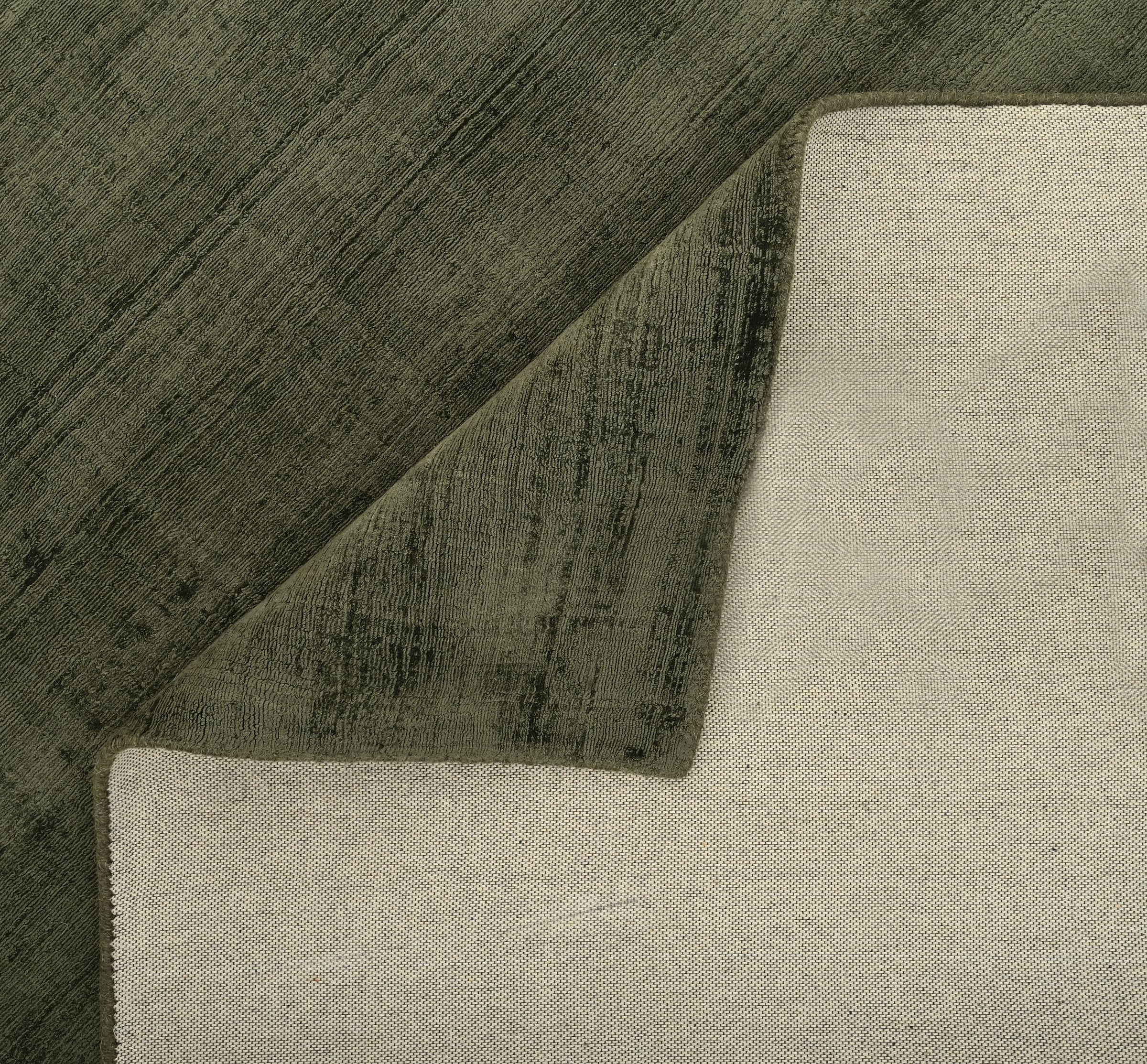 Leonique Teppich »Soley, Kurzflor-Teppiche, handgewebter Viskose-Teppich«, rechteckig, farblich changierend, Handweb, Wohnzimmer, Schlafzimmer, Esszimmer