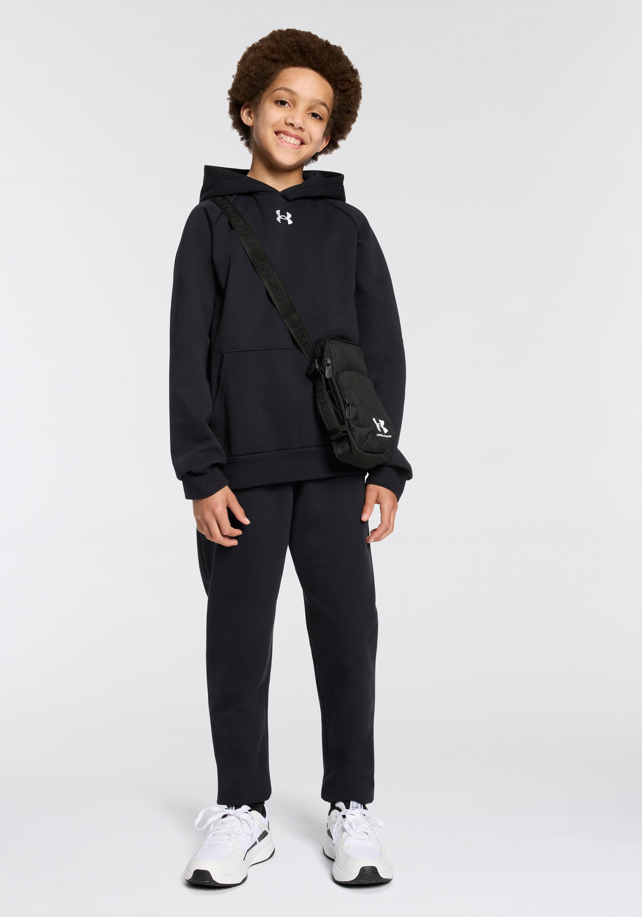 Under Armour® Kapuzensweatshirt »Rival«, Für Kinder - Material innen weich angeraut