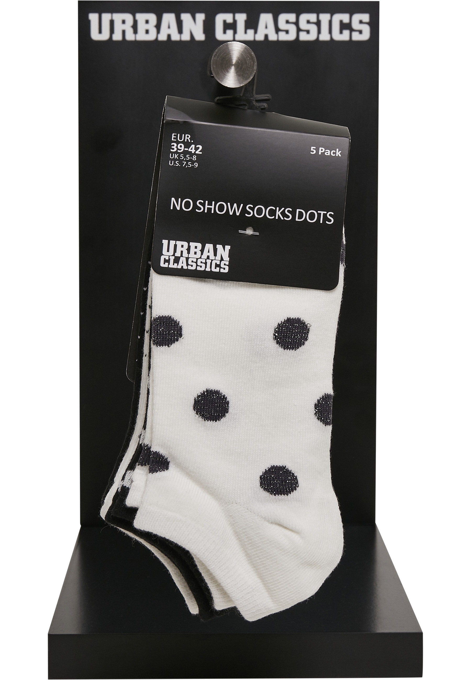 URBAN CLASSICS Basicsocken "Urban Classics Unisex No Show Socks Dots 5-Pack günstig online kaufen