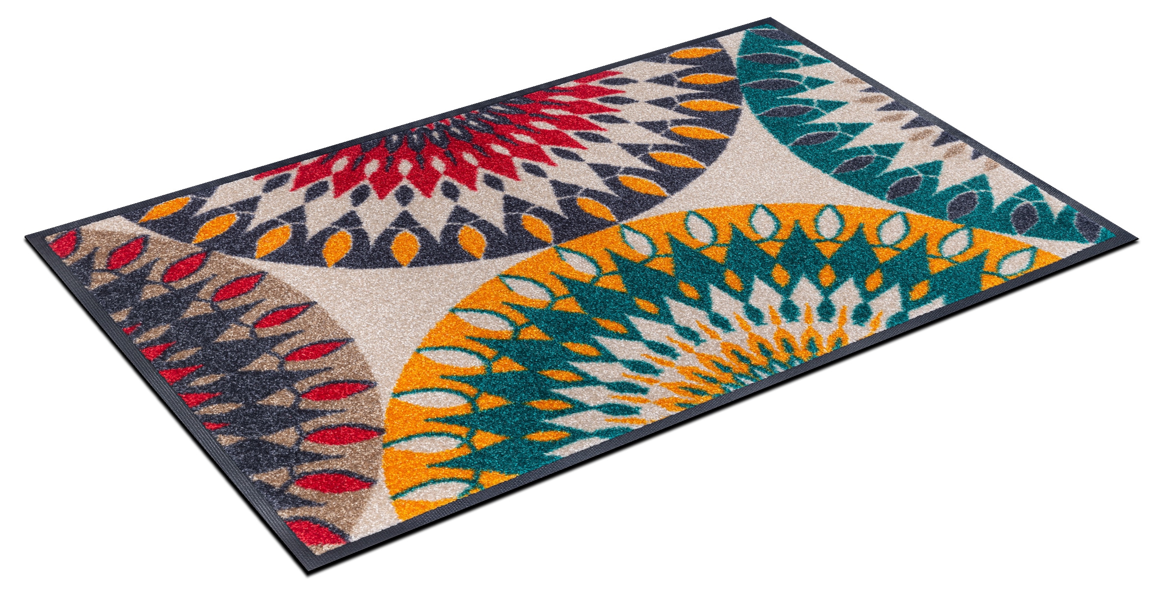 wash+dry by Kleen-Tex Fußmatte »Whirlwinds« rechteckig 7 mm Höhe