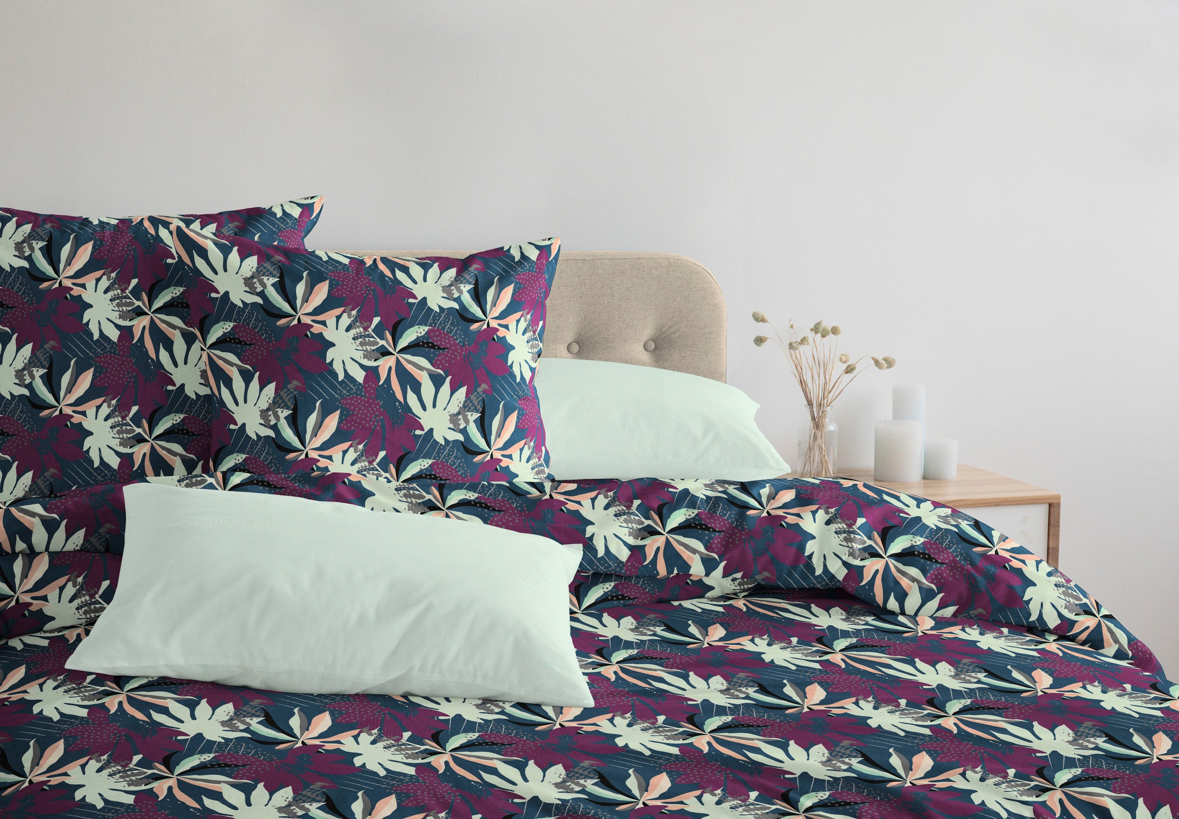 Adam Bettwäsche "Jungle" 2 Stk. aus 100 % Bio-Baumwolle, 2 teilig - Bettwäs günstig online kaufen