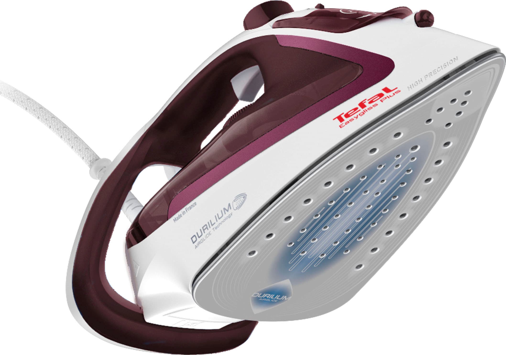 Tefal Dampfbügeleisen »FV5716 Easygliss Plus«, 2500 W, 190 g/Min. Dampfstoß, Vertikaldampf, XL Einfüllöffnung, stabile Ablage