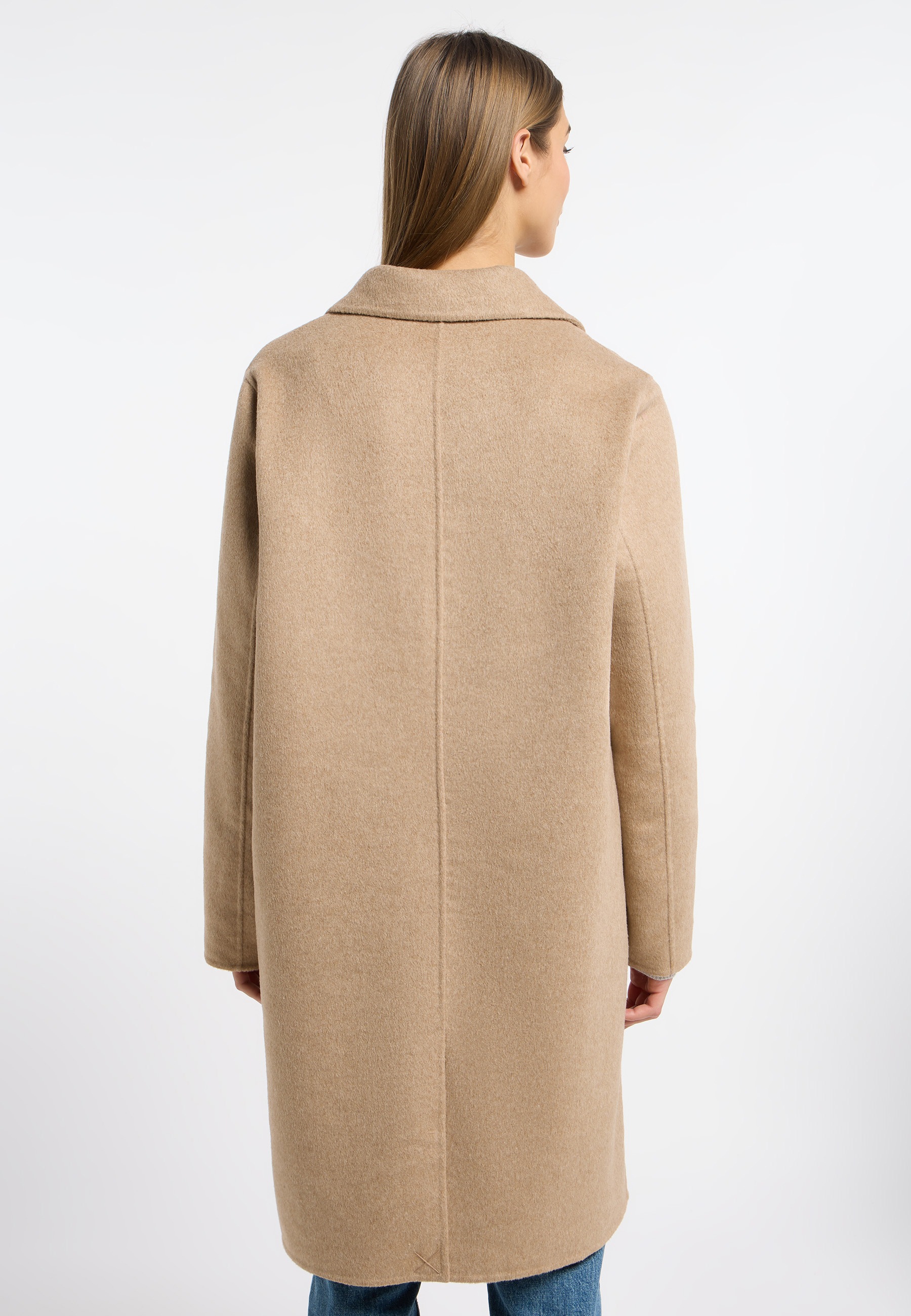 Frieda & Freddies Wollmantel »Wool Coat / Ria«, mit Farb- und Materialkombination