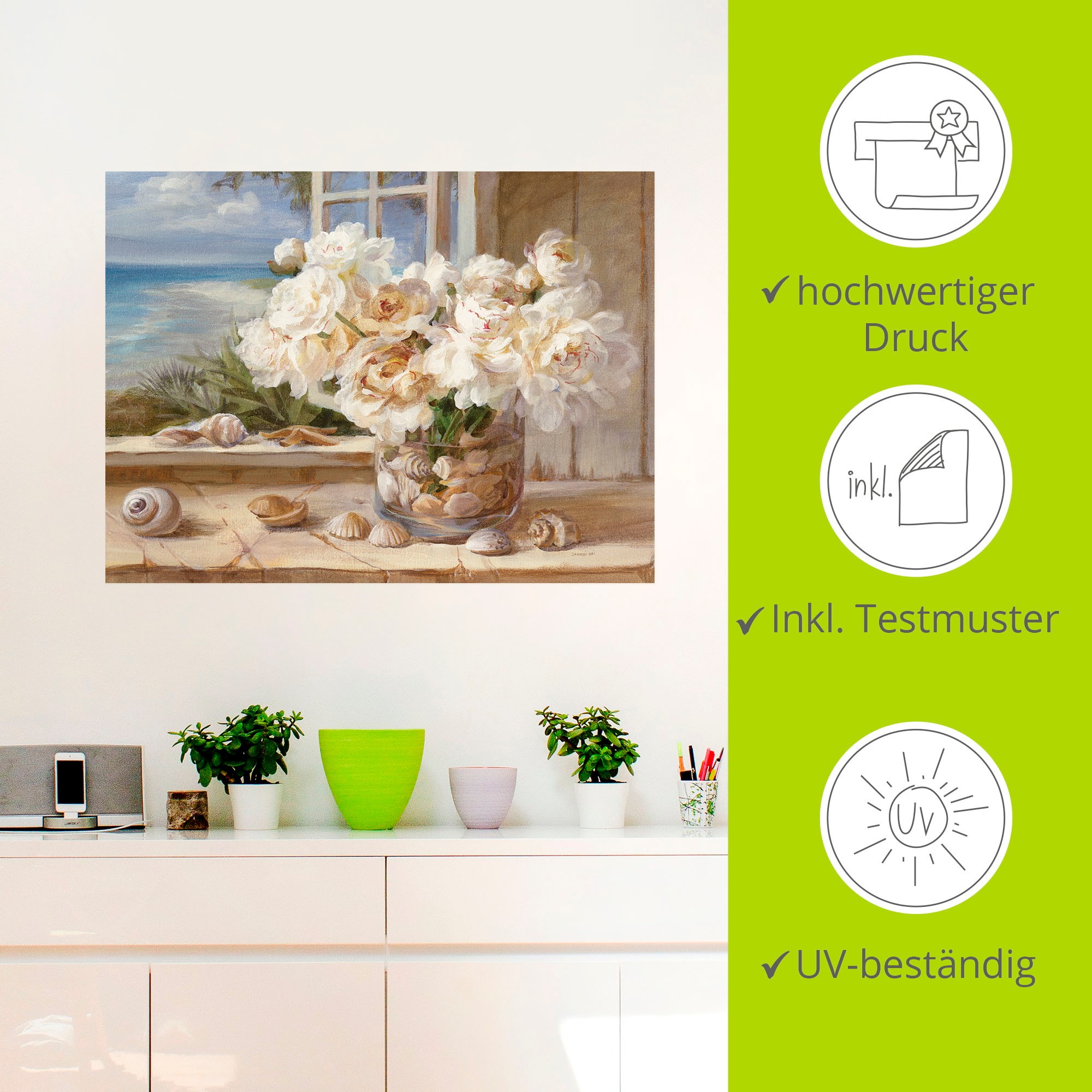 Artland Wandbild »Am See«, Arrangements, (1 St.), als Leinwandbild, Poster, Wandaufkleber in verschied. Größen
