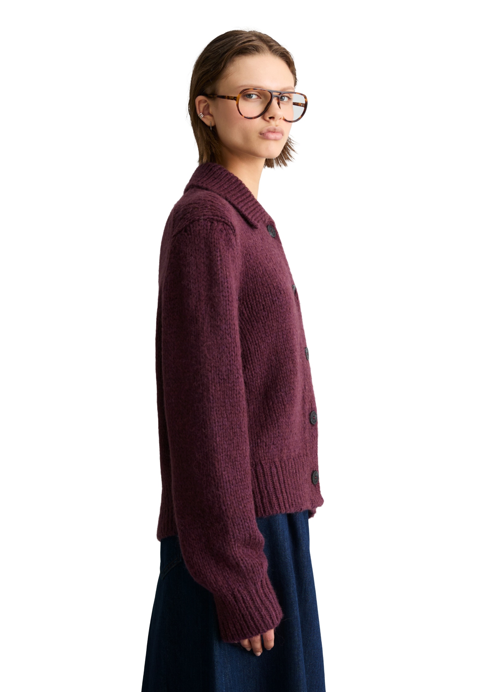 Marc O'Polo DENIM Cardigan »aus weichem Schurwolle-Mix«