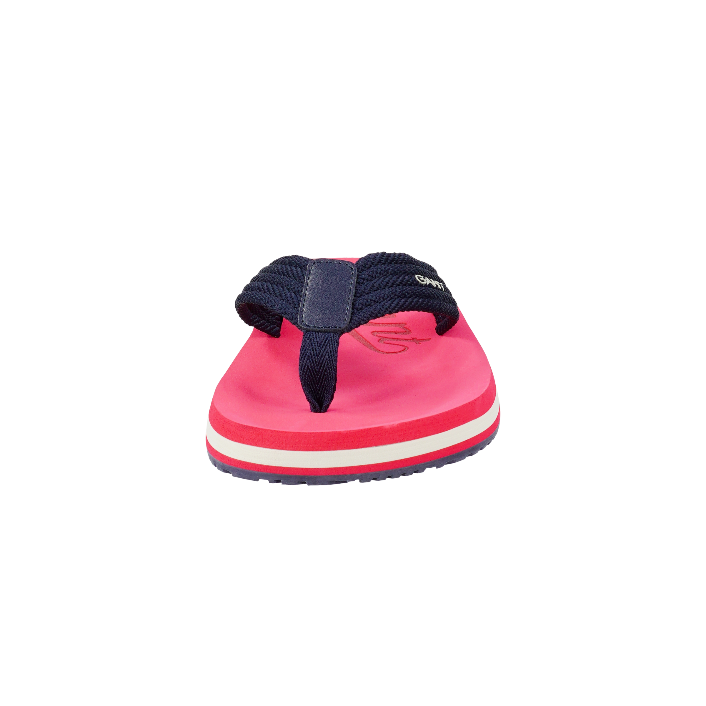 Zehentrenner GANT "Brodale", Damen, Gr. 41, marine, rot, Lederimitat, Textil, kontrastfarbene Details, Schuhe Zehentrenner, Sommerschuh, Strandschuh, Flats, Strandschuh mit Zehensteg 2