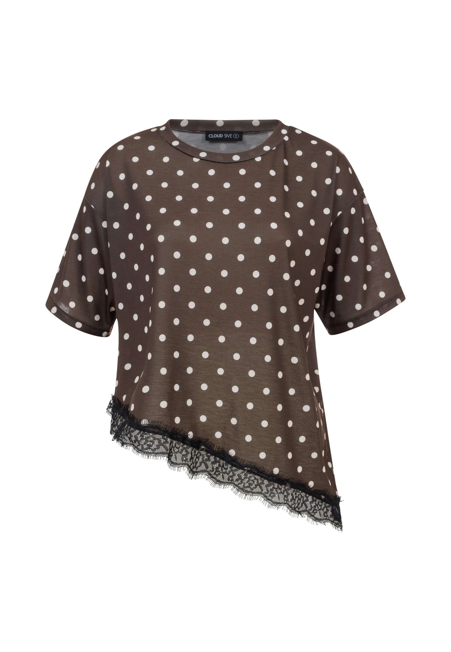 CLOUD 5IVE T-Shirt "CLOUD 5IVE Asymetric Lace Shirt" 1