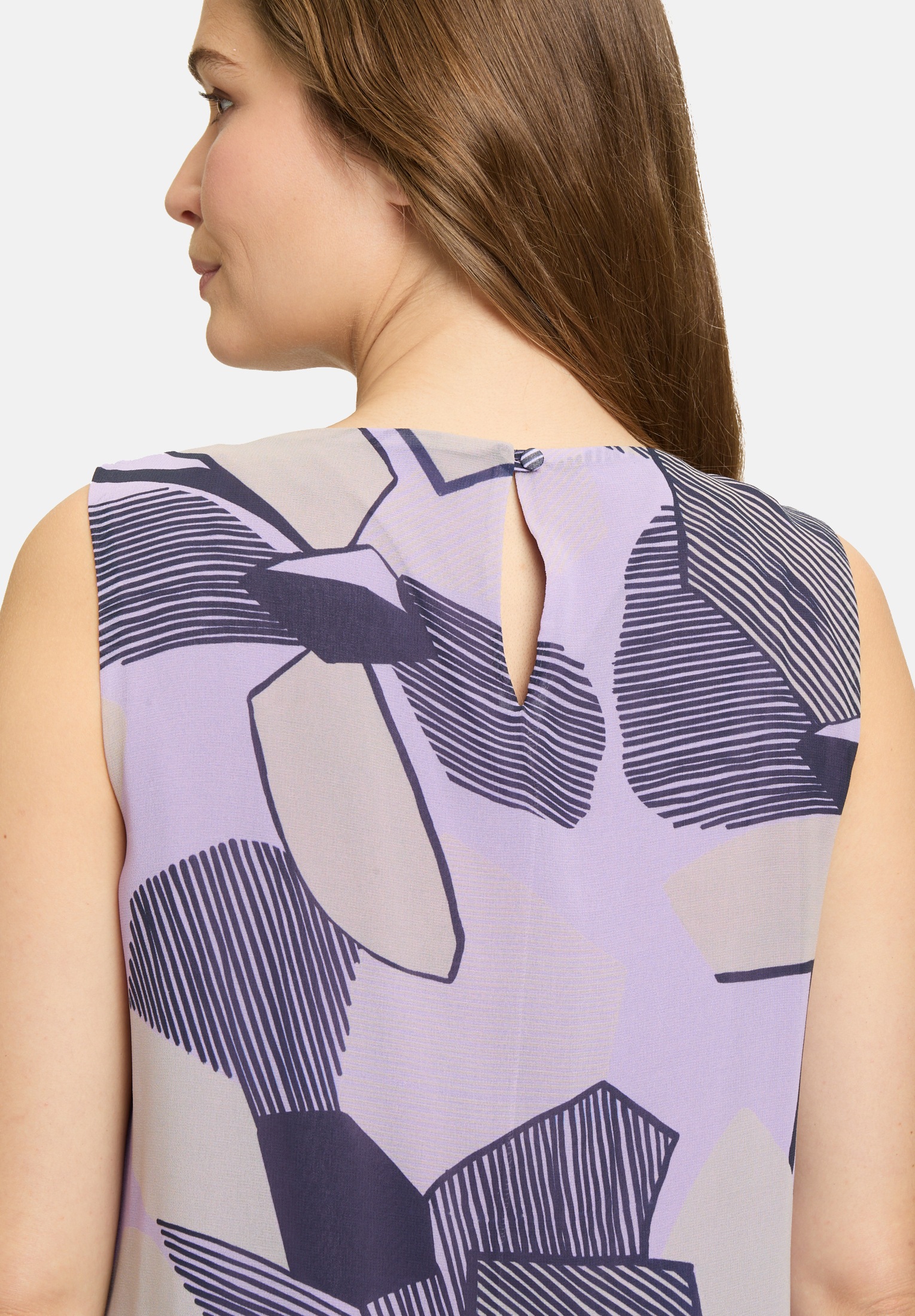 Betty&Co Chiffonkleid »Damen im Layer Look« Ohne Tasche Druck