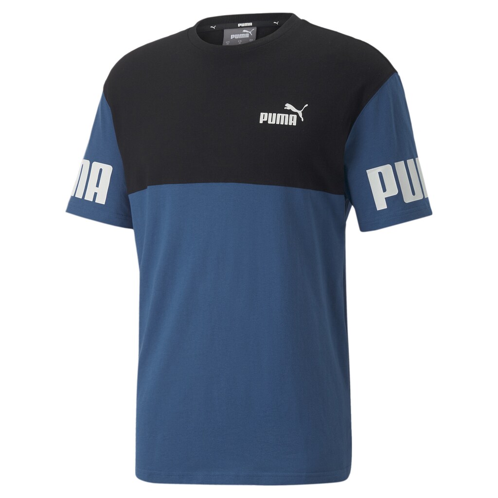 PUMA Trainingsshirt »Power Colourblock T-Shirt Herren«