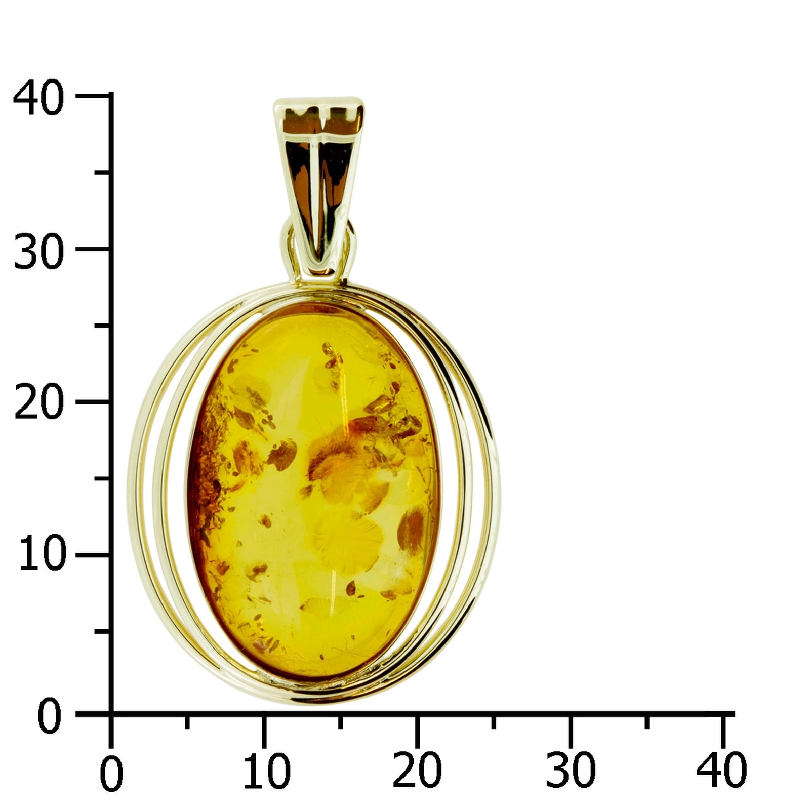 OSTSEE-SCHMUCK Kettenanhänger »- Luisa - Gold 333/000 - Bernstein«